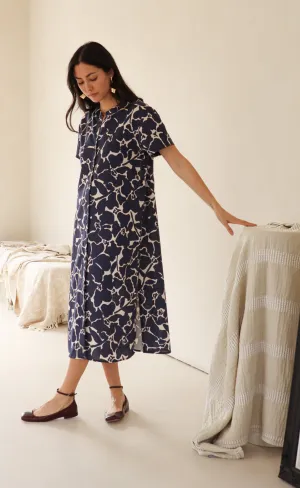 The Naturalist - Shift Dress - Linen Cotton Blend