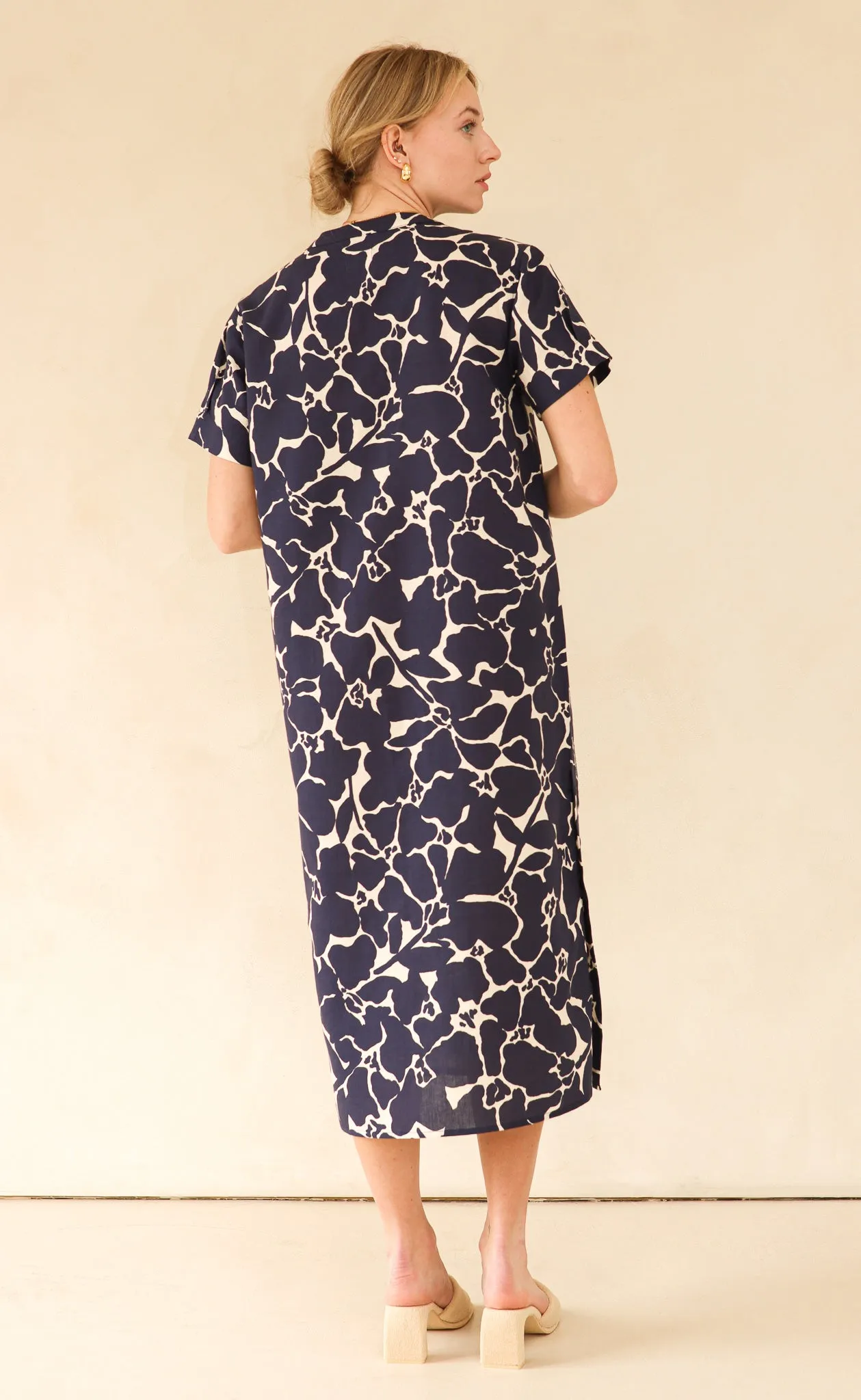The Naturalist - Shift Dress - Linen Cotton Blend