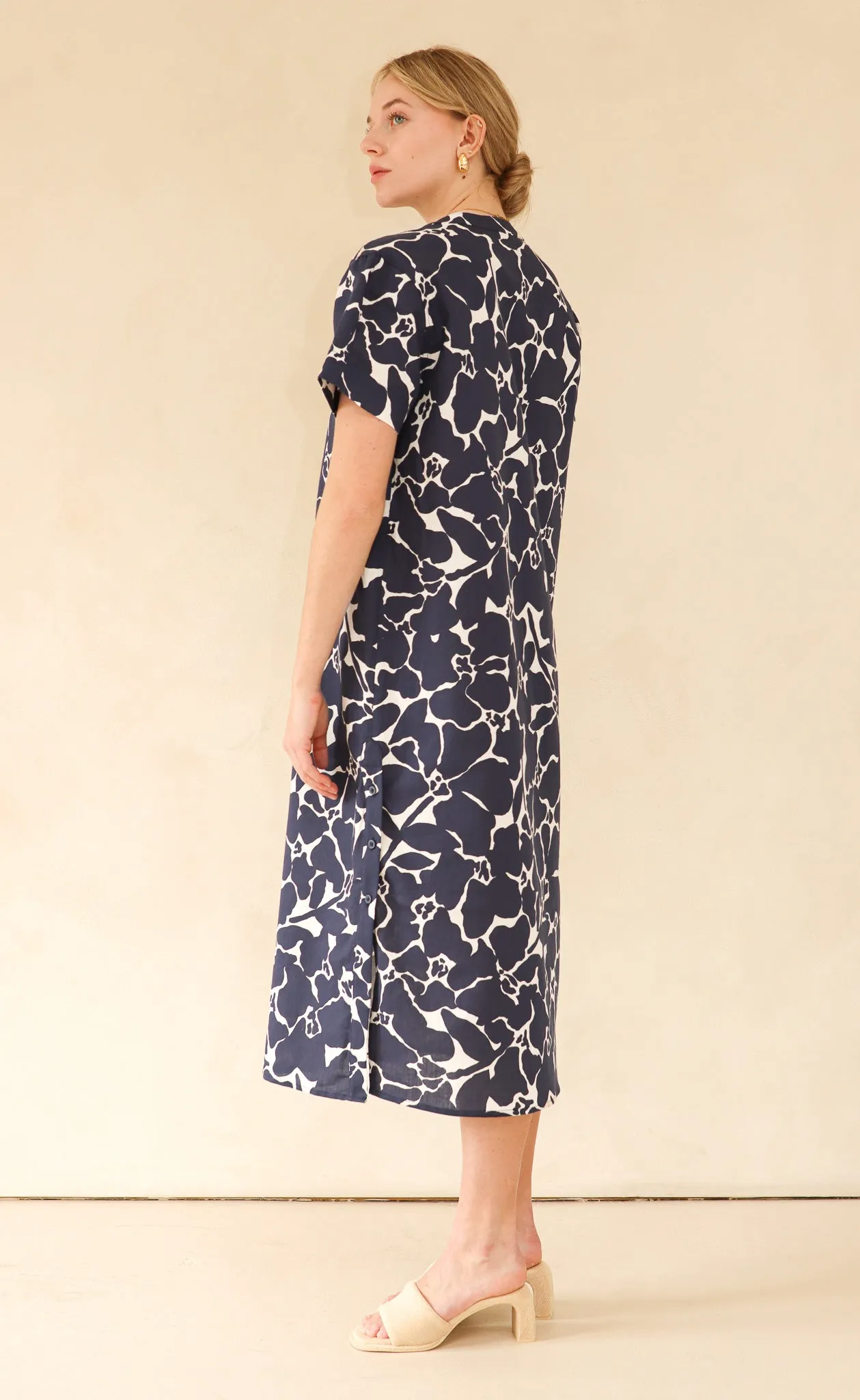 The Naturalist - Shift Dress - Linen Cotton Blend