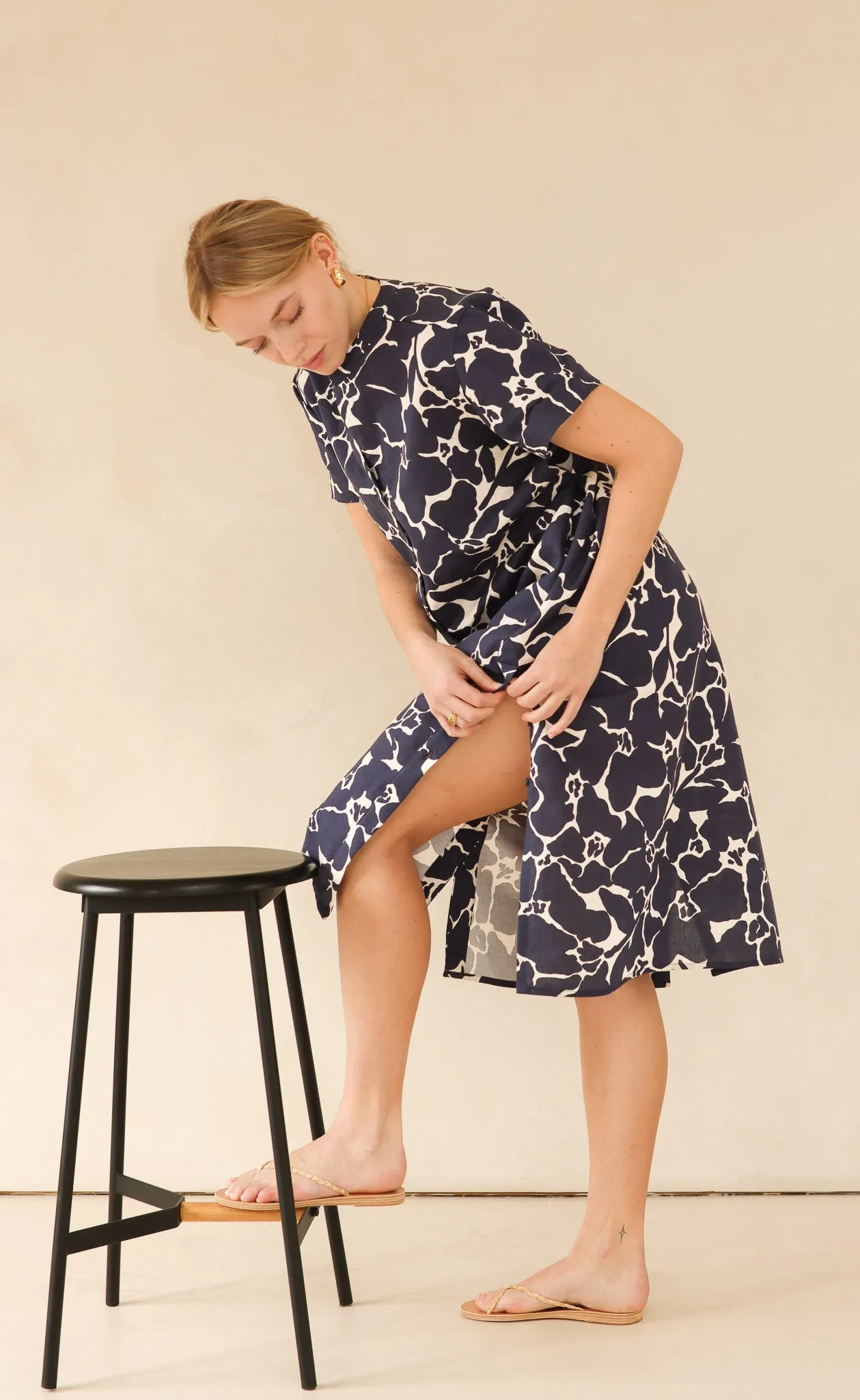 The Naturalist - Shift Dress - Linen Cotton Blend