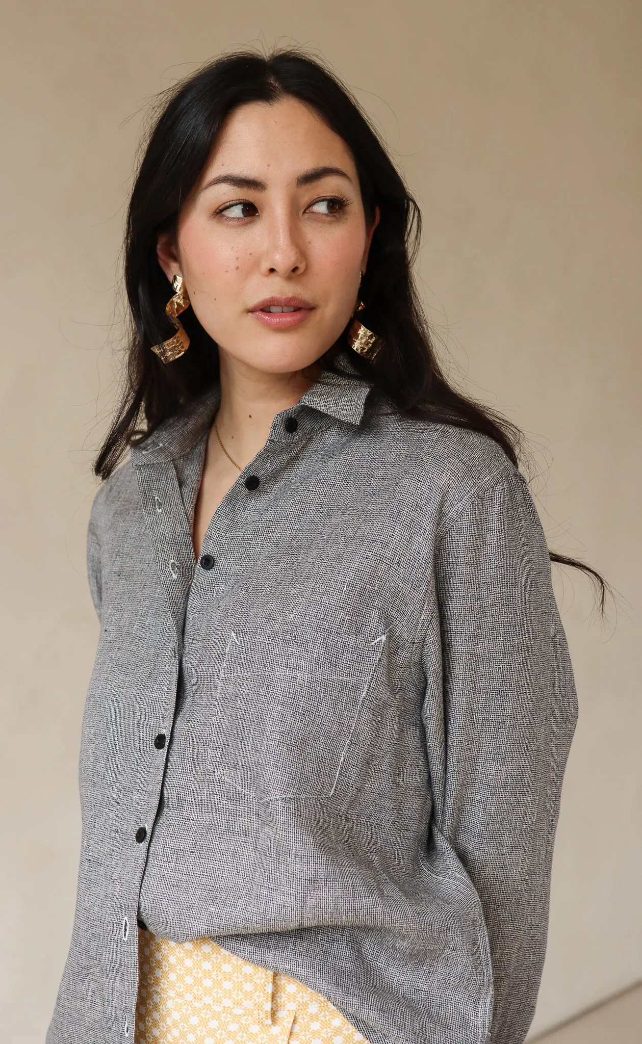 The Painter - Proper Fit - Melange Linen