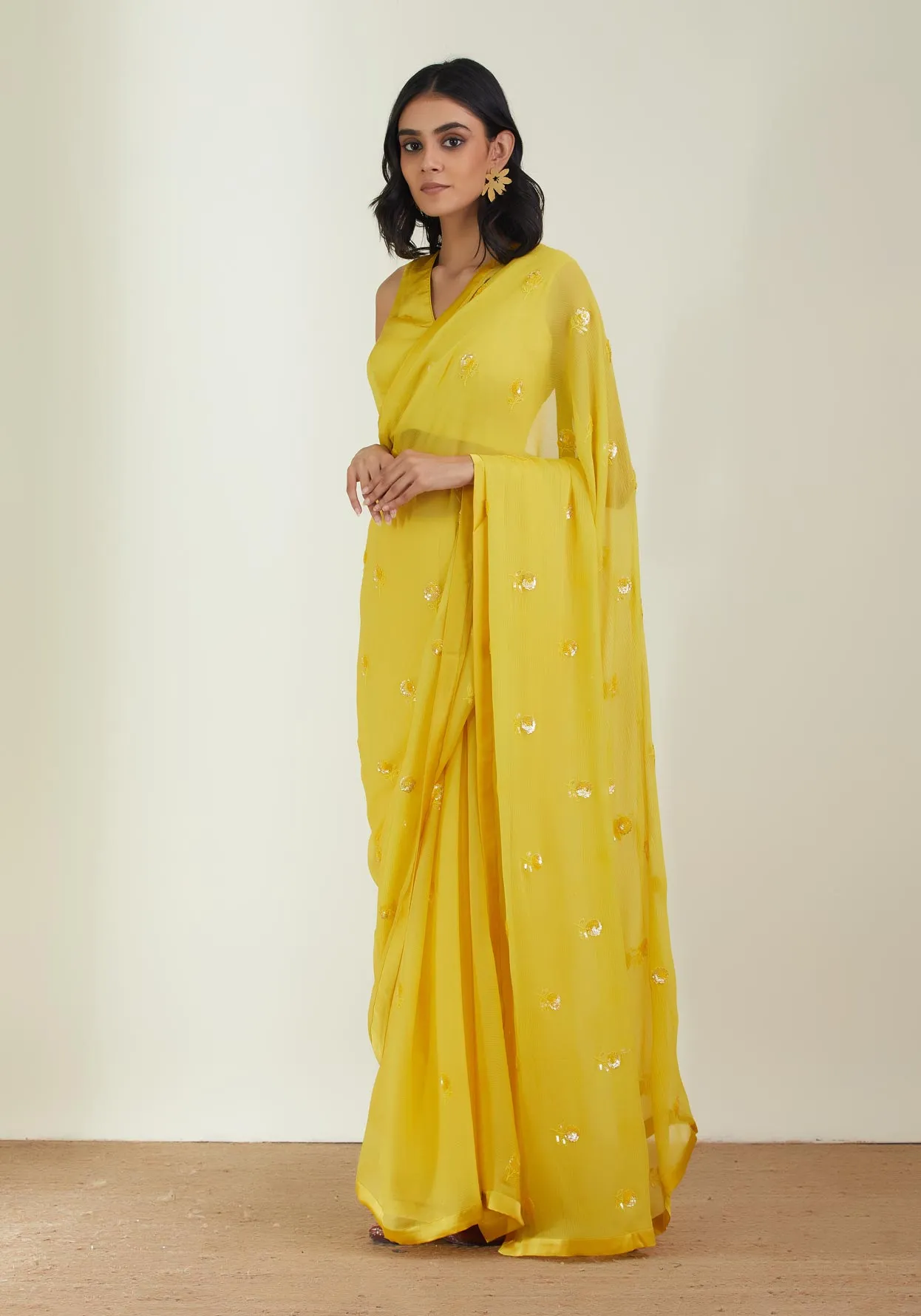 The Shining Sun Saree