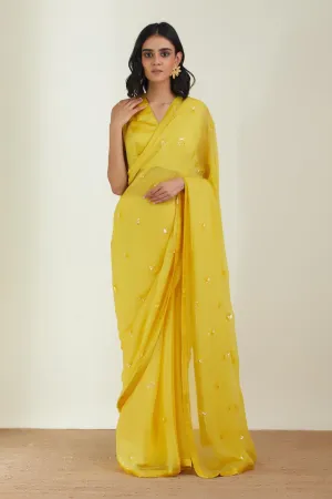 The Shining Sun Saree