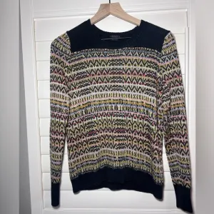 Theory Hadar Chunky Silk/Linen Pullover Sweater in Multi Color, Size Small