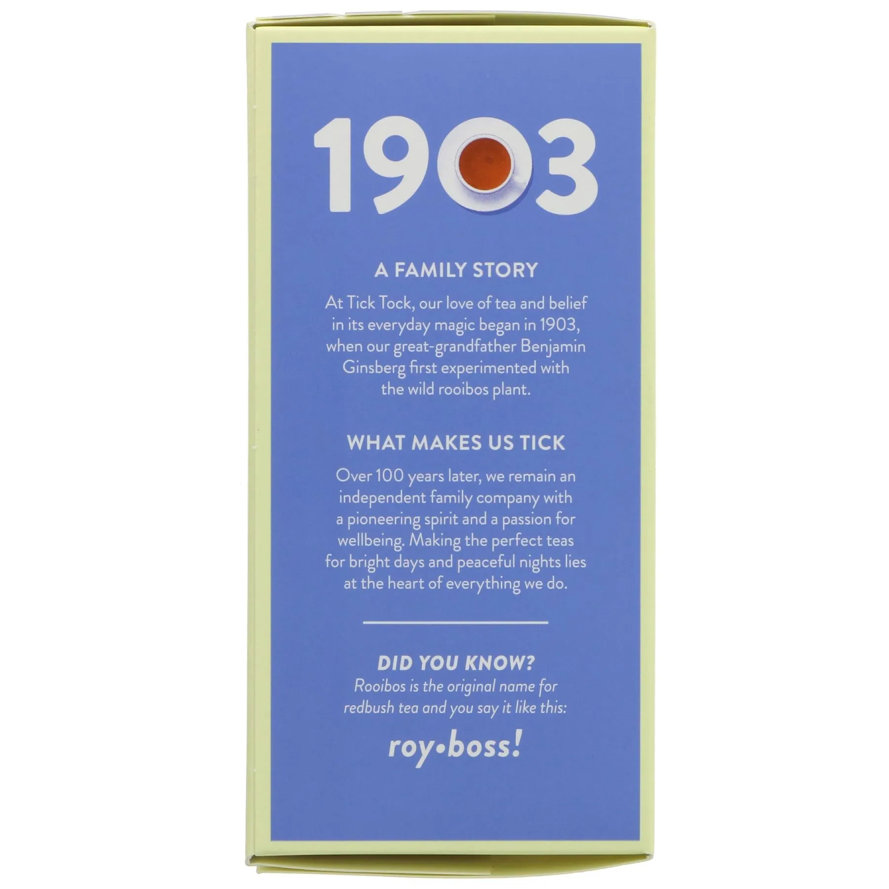 Tick Tock | Earl Grey | 40 bags