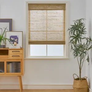 Tina Woven Bamboo Shade| Beige Brown