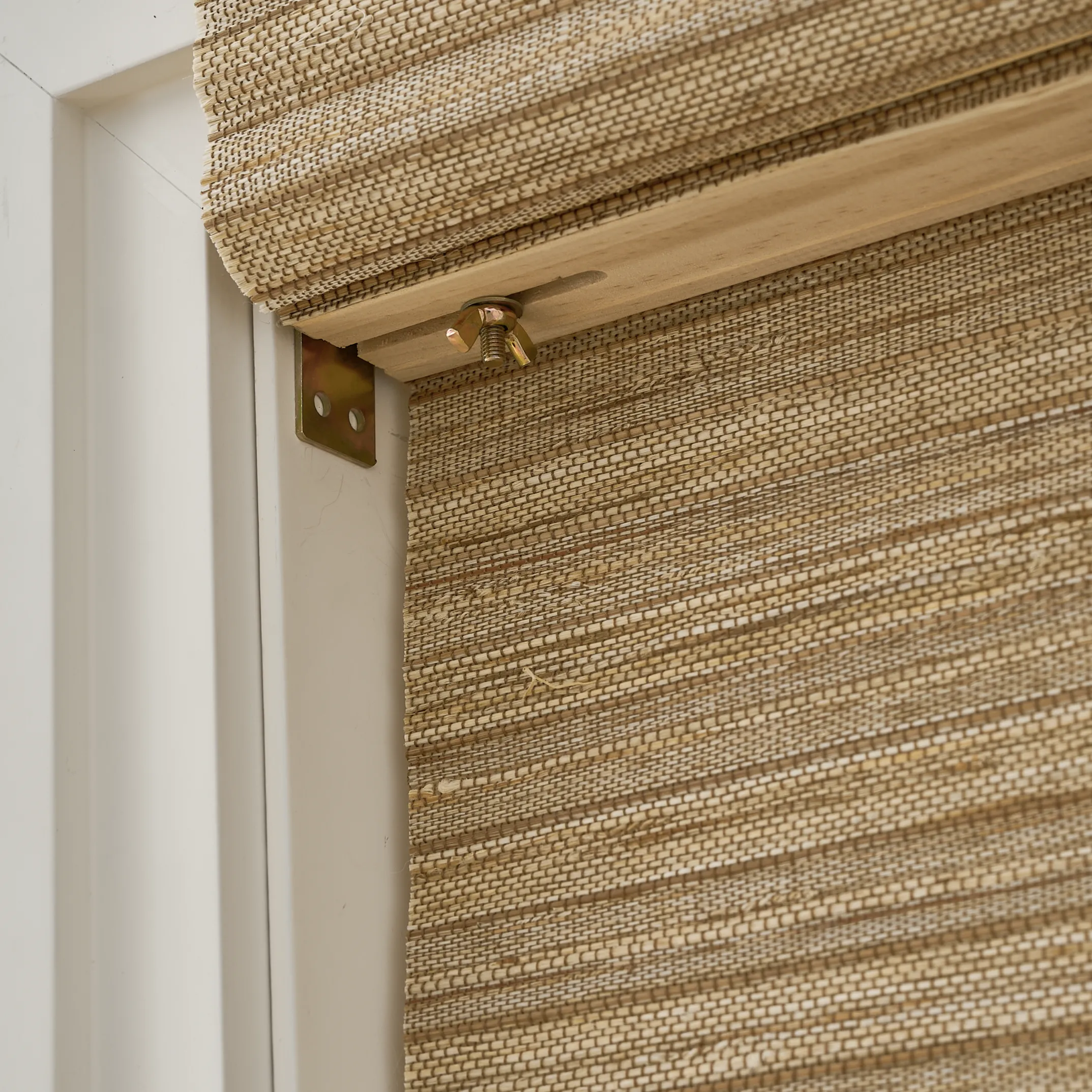 Tina Woven Bamboo Shade| Beige Brown