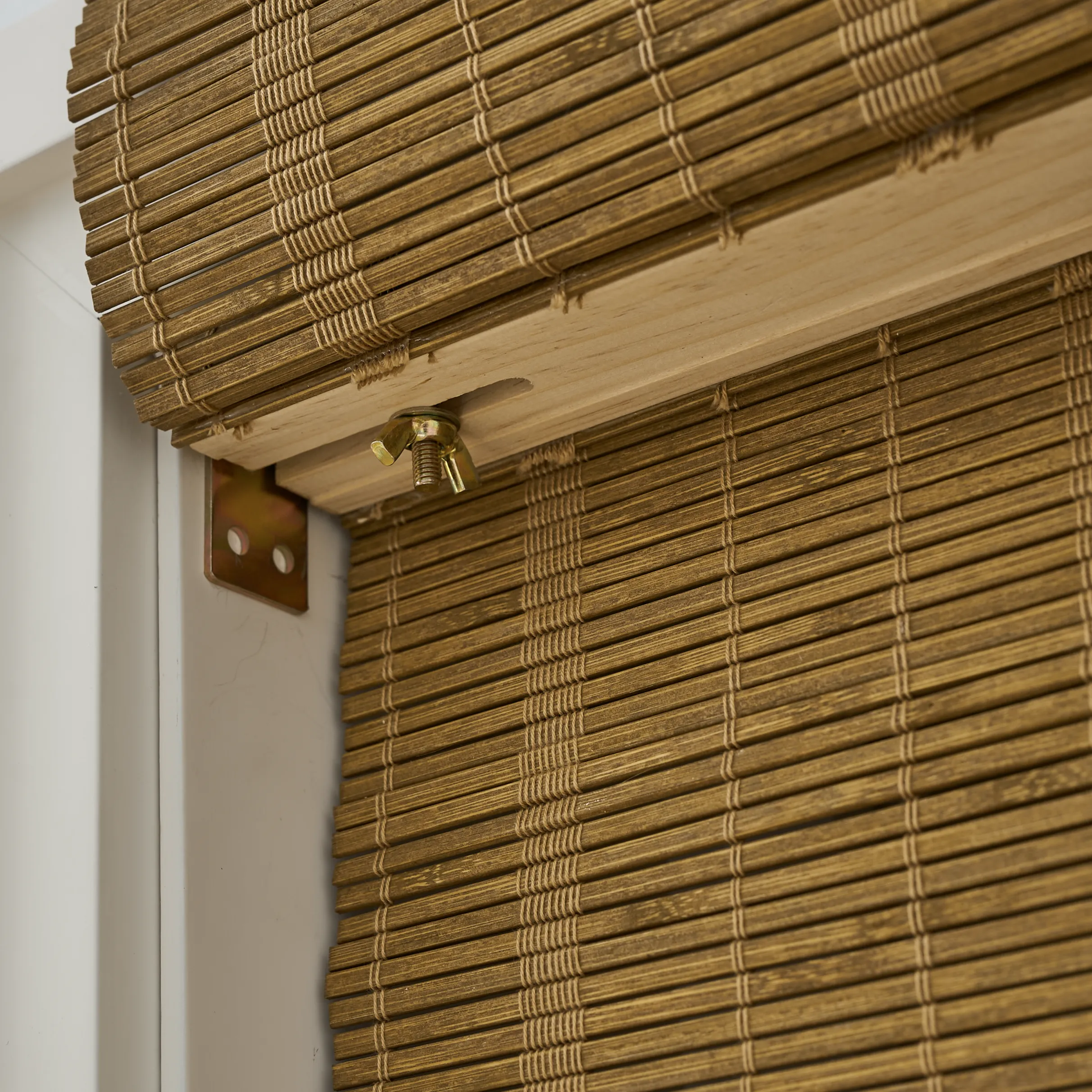 Tina Woven Bamboo Shade| Cloudy Carbon