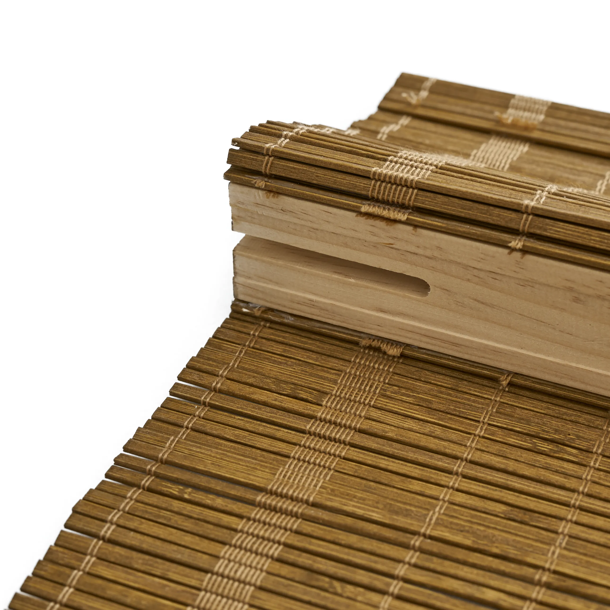 Tina Woven Bamboo Shade| Cloudy Carbon