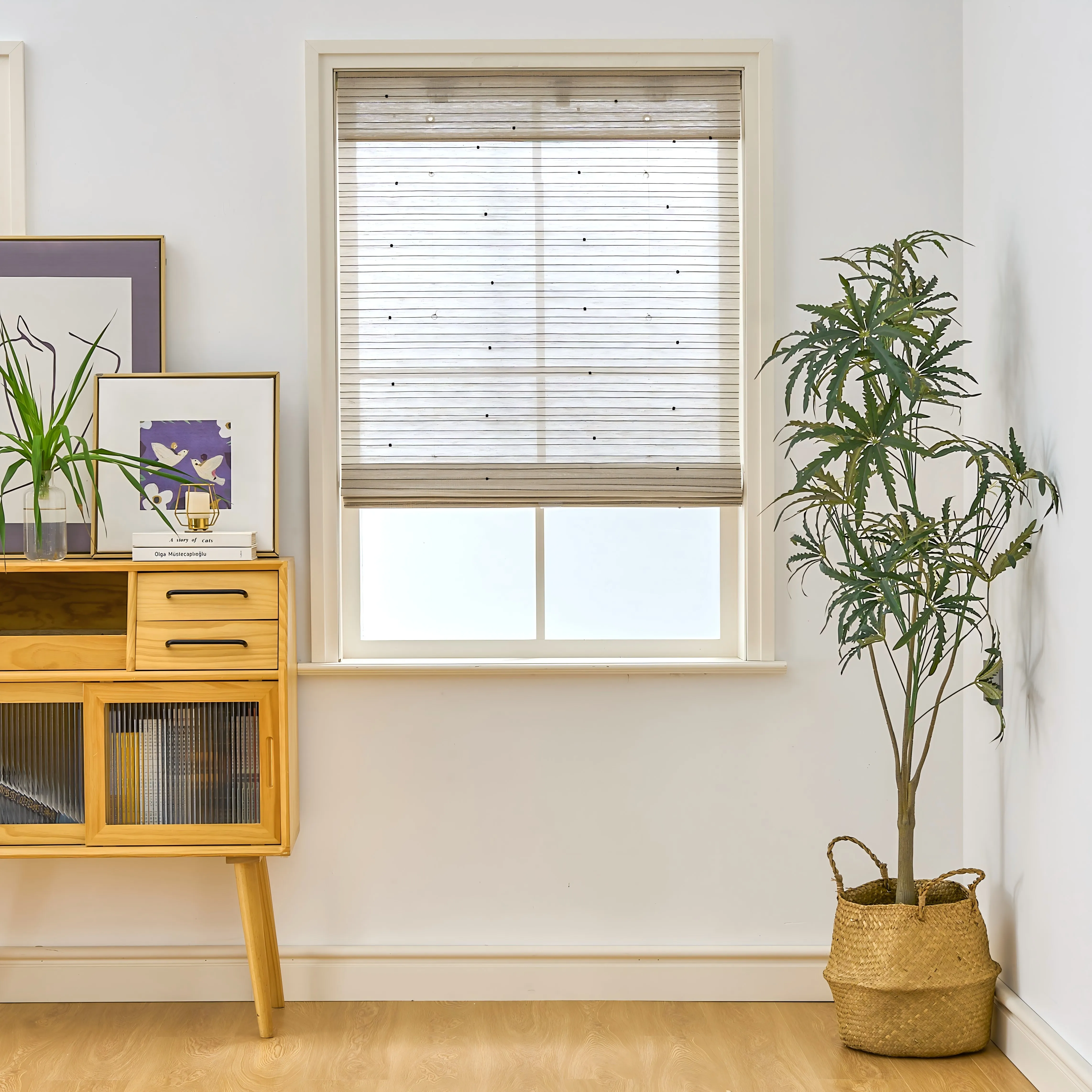 Tina Woven Bamboo Shade| Ink Knot