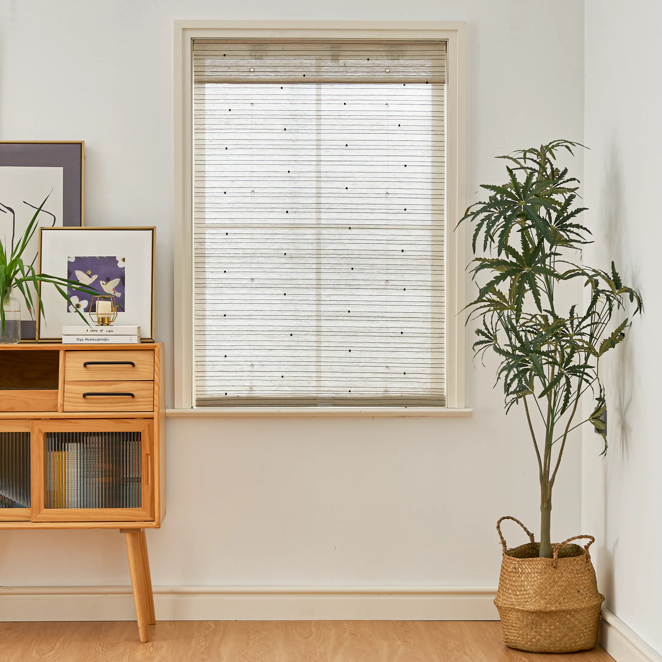 Tina Woven Bamboo Shade| Ink Knot