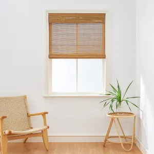 Tina Woven Bamboo Shade| Light Carbon