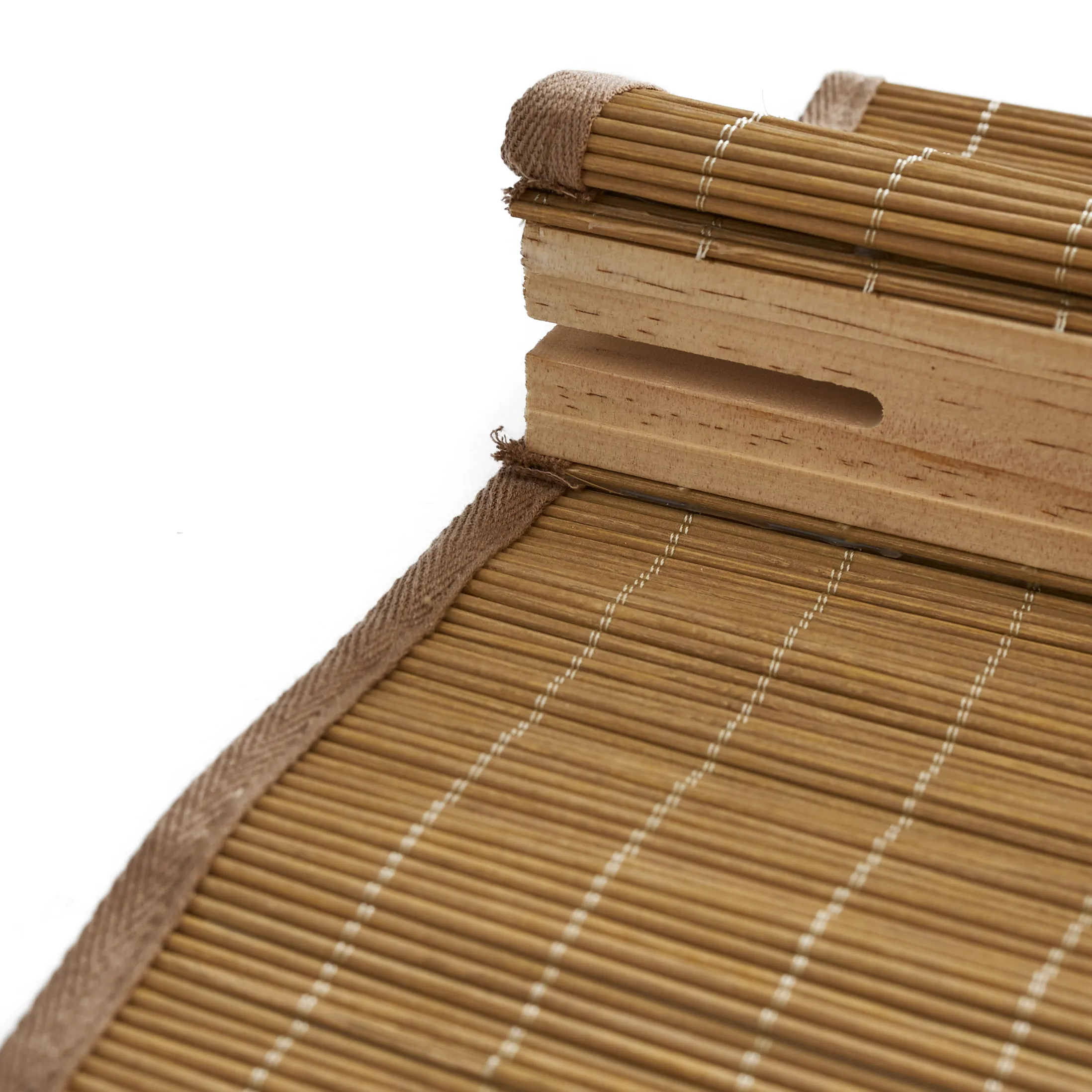 Tina Woven Bamboo Shade| Light Carbon
