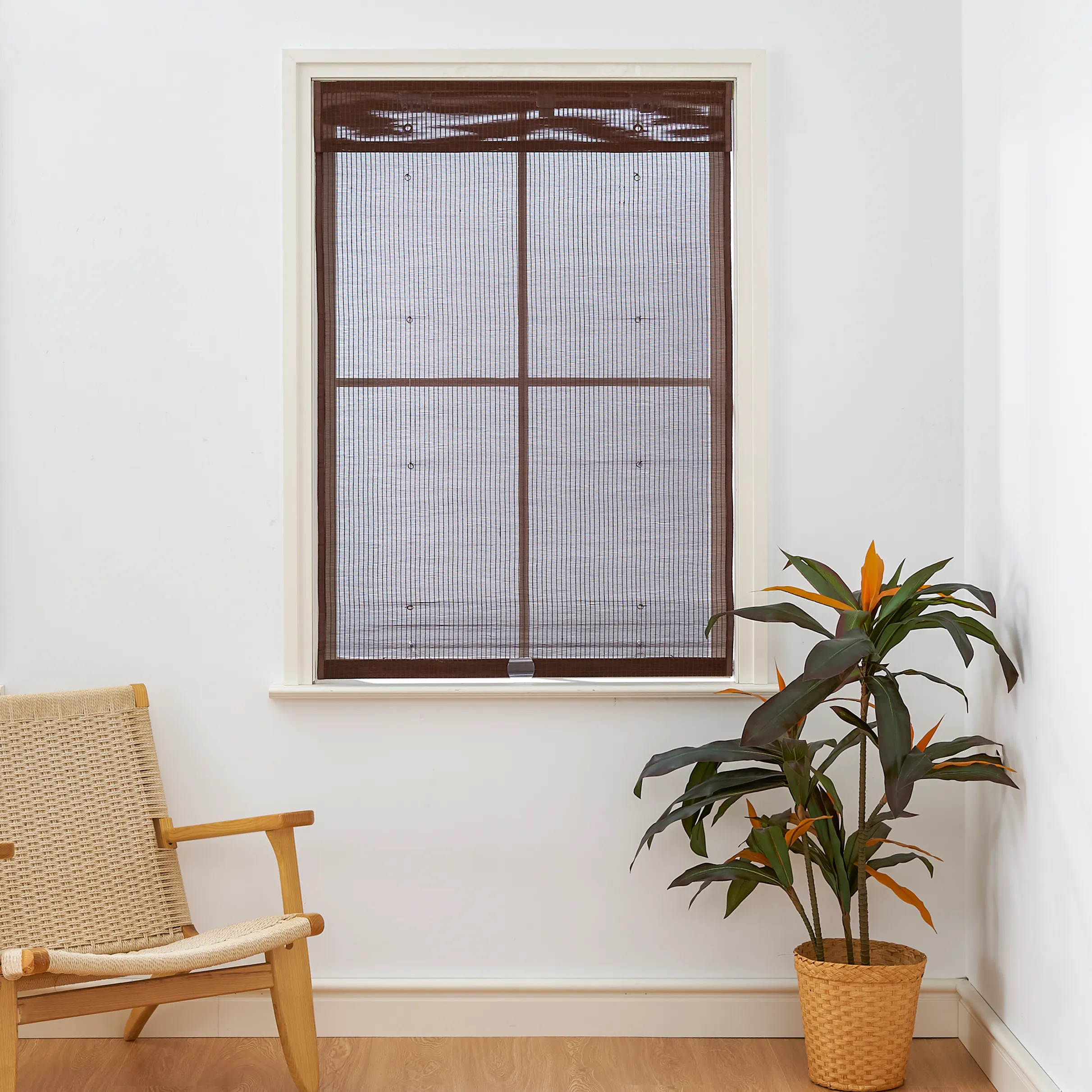 Tina Woven Bamboo Shade| Rufous
