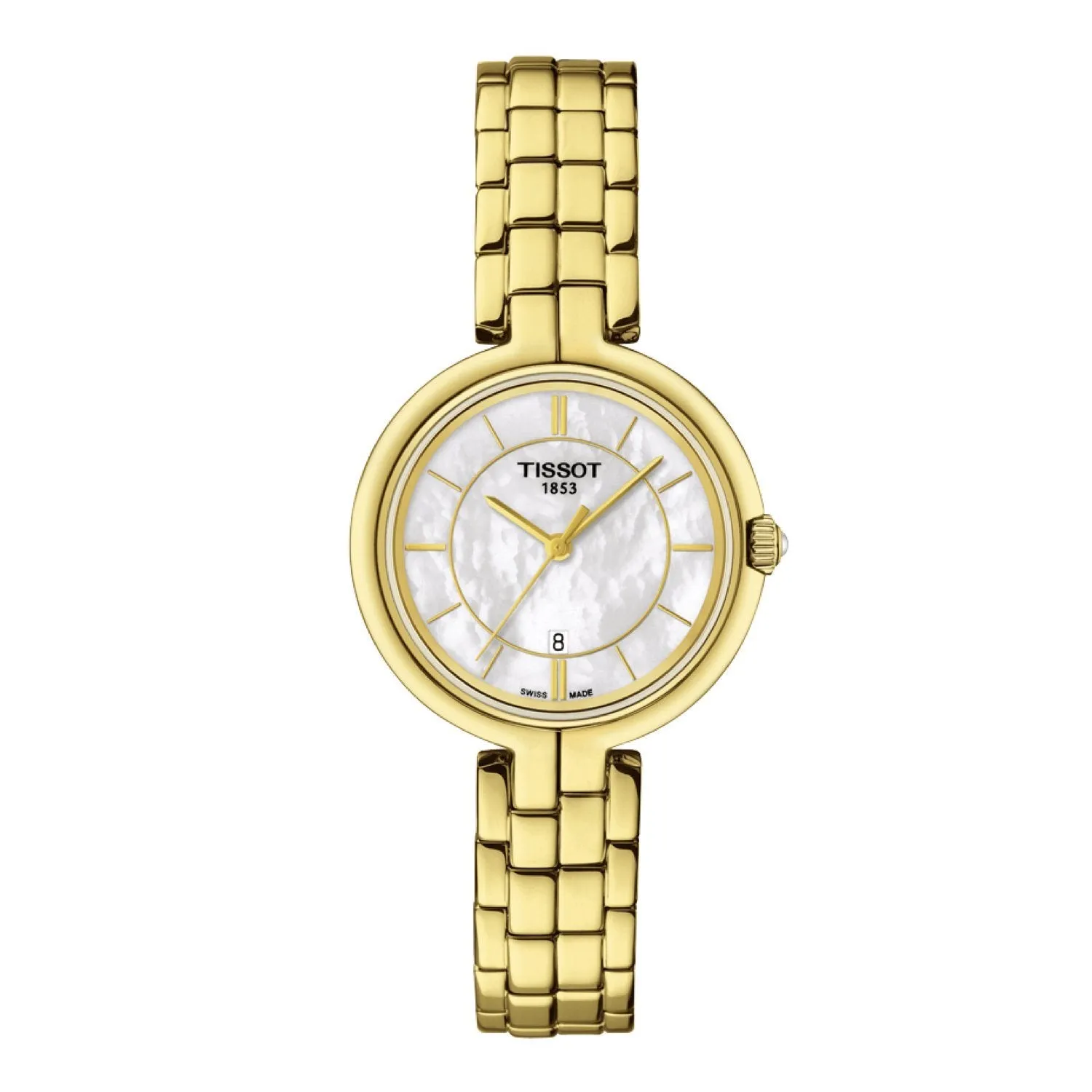Tissot 12mm Flamingo Gold Coated Steel Bracelet