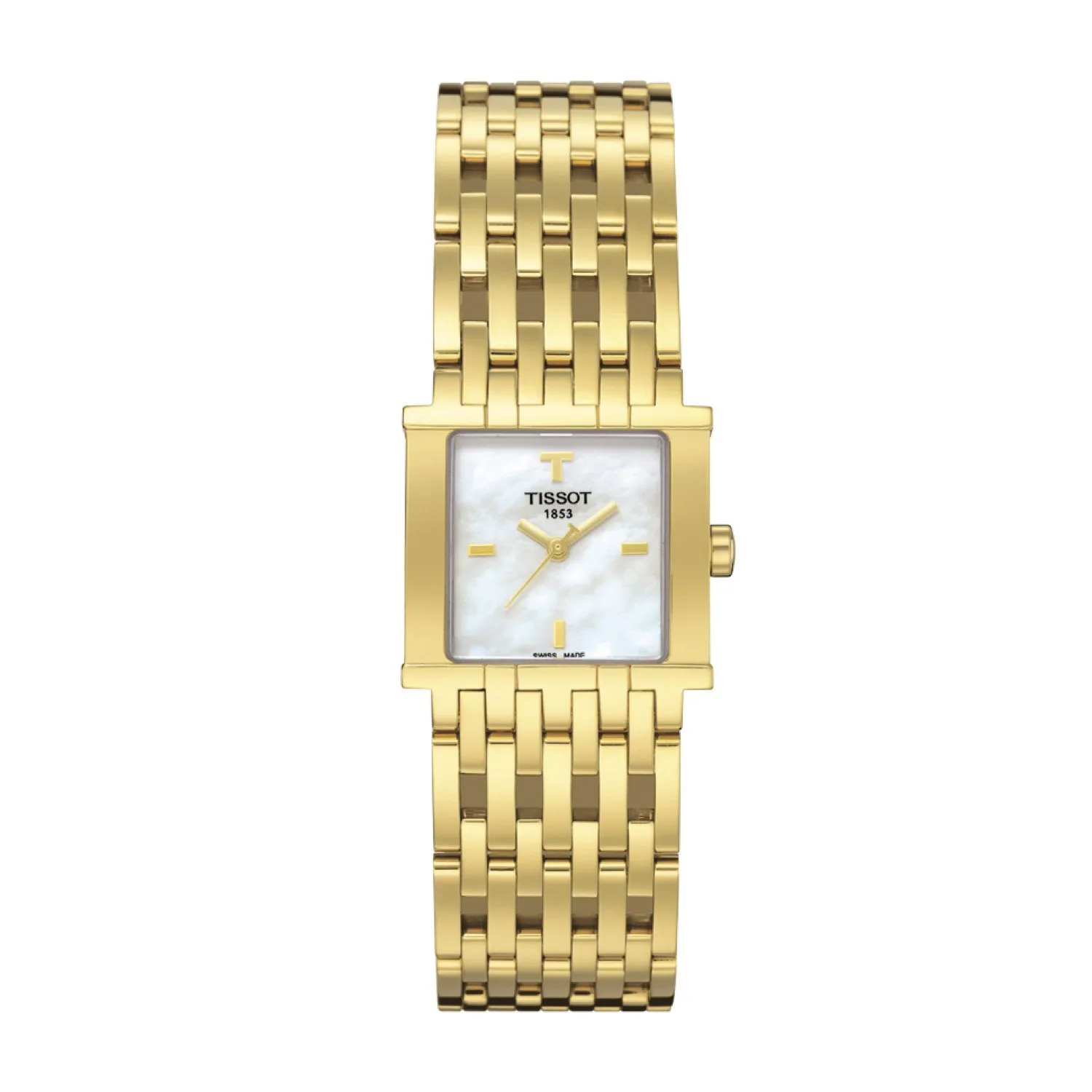 Tissot 16.8mm Six-T Gold Coated Steel Bracelet