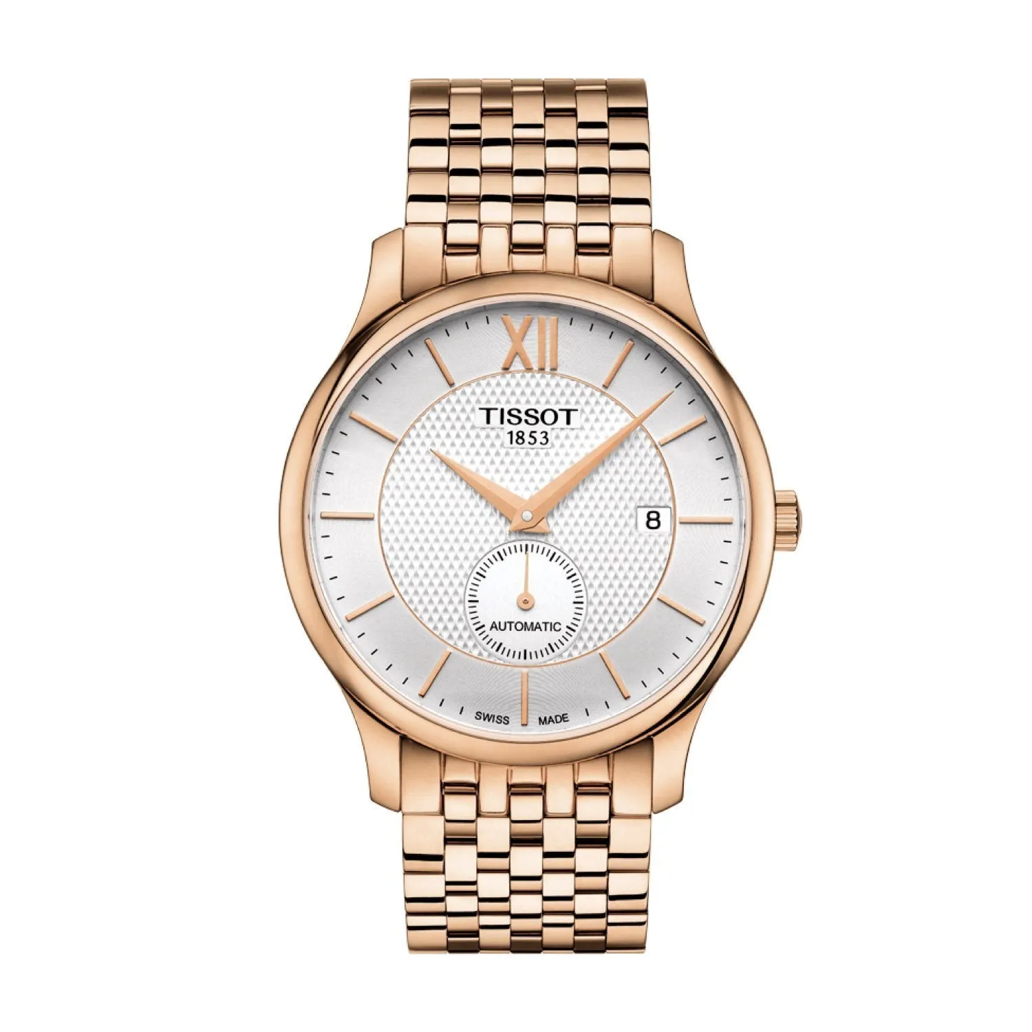 Tissot 20mm Tradition Rose Gold Coated Steel Bracelet