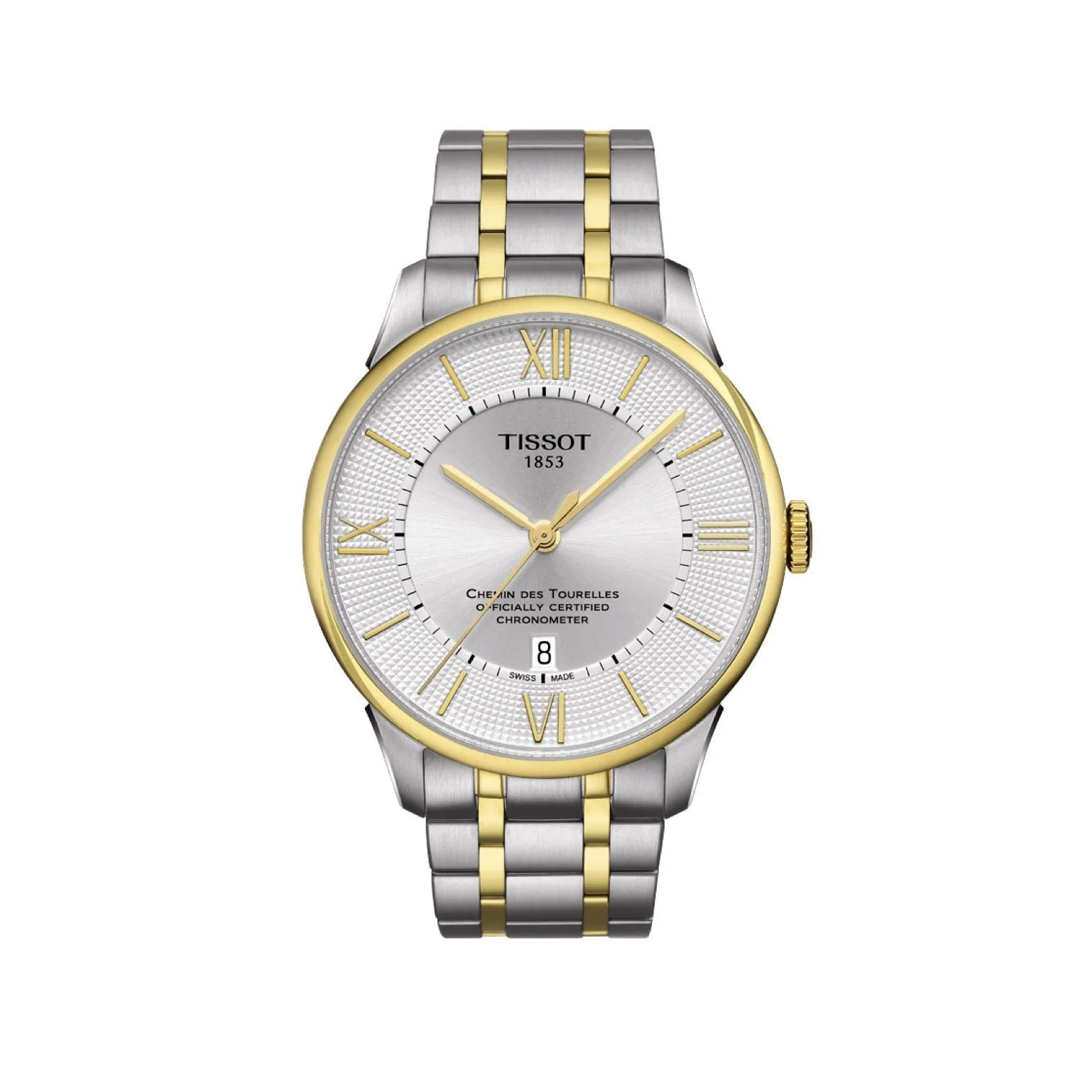 Tissot 21mm Chemin Des Tourelles Two-Tone Coated Steel Bracelet