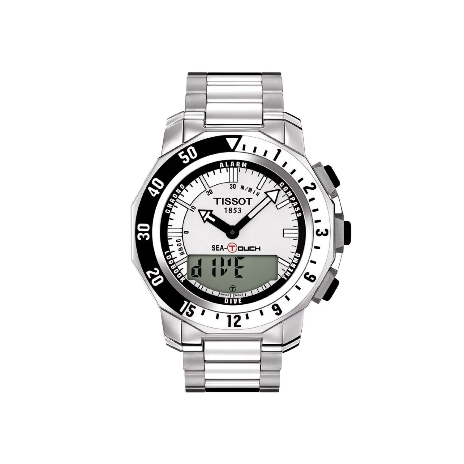 Tissot 22mm Sea-Touch Stainless steel bracelet