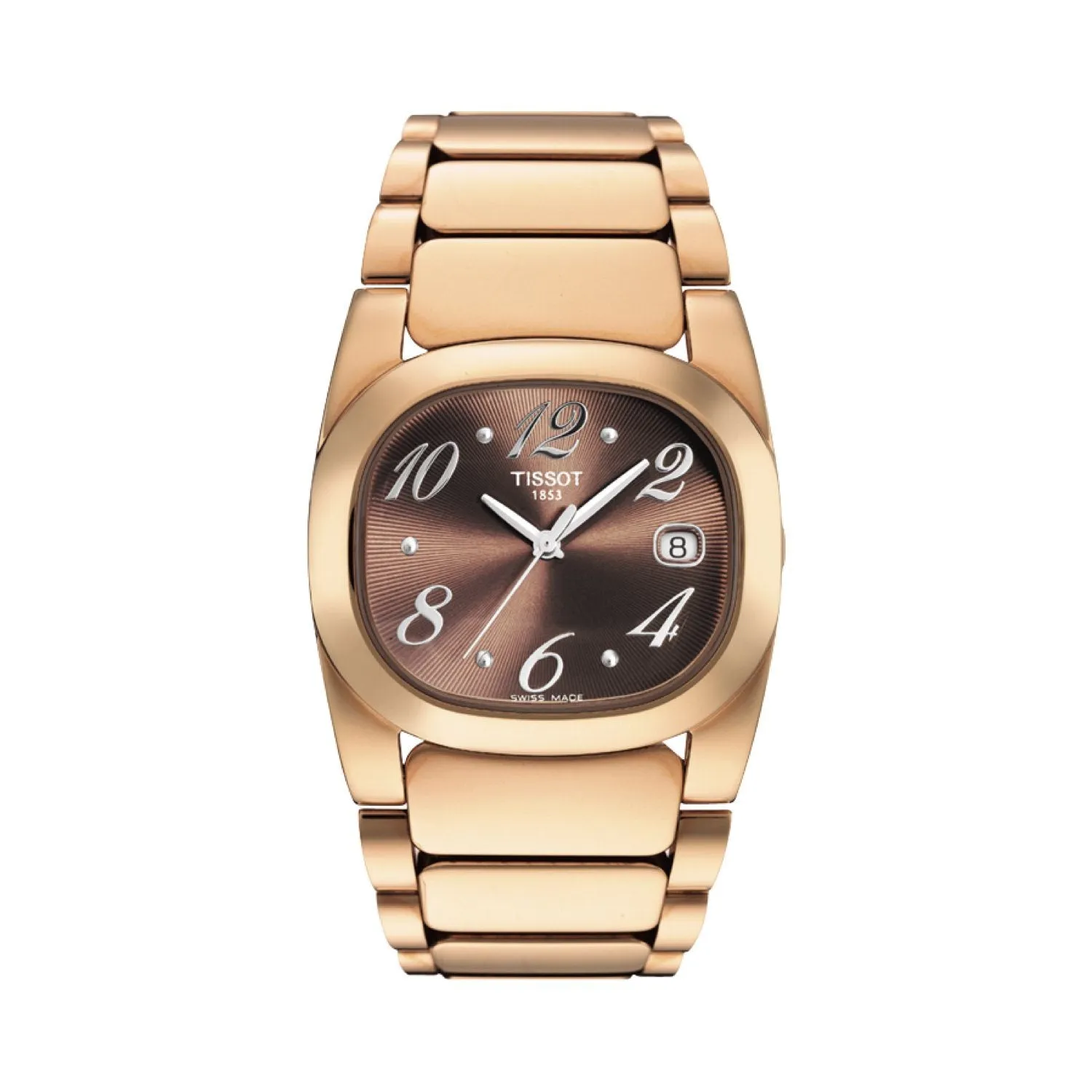 Tissot 26mm T-Moments ll Rose Gold Coated Steel Bracelet