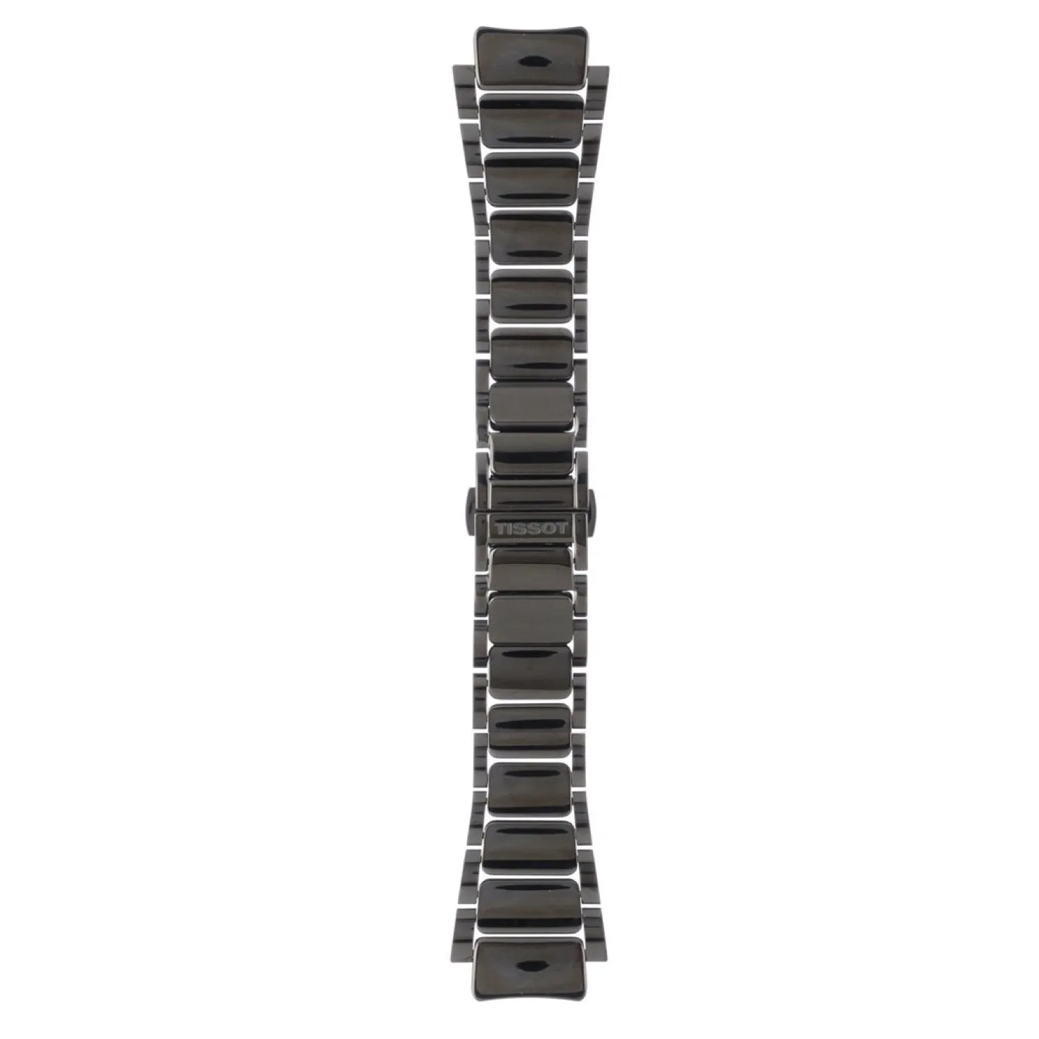 Tissot 27mm T-Moments ll Black Coated Steel Bracelet