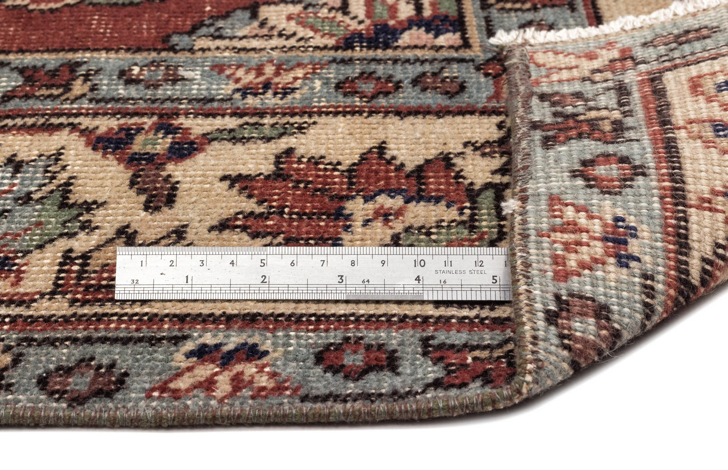 Traditional Design Natural Aged Vintage Rug 5'5'' x 8'10'' ft 165 x 269 cm