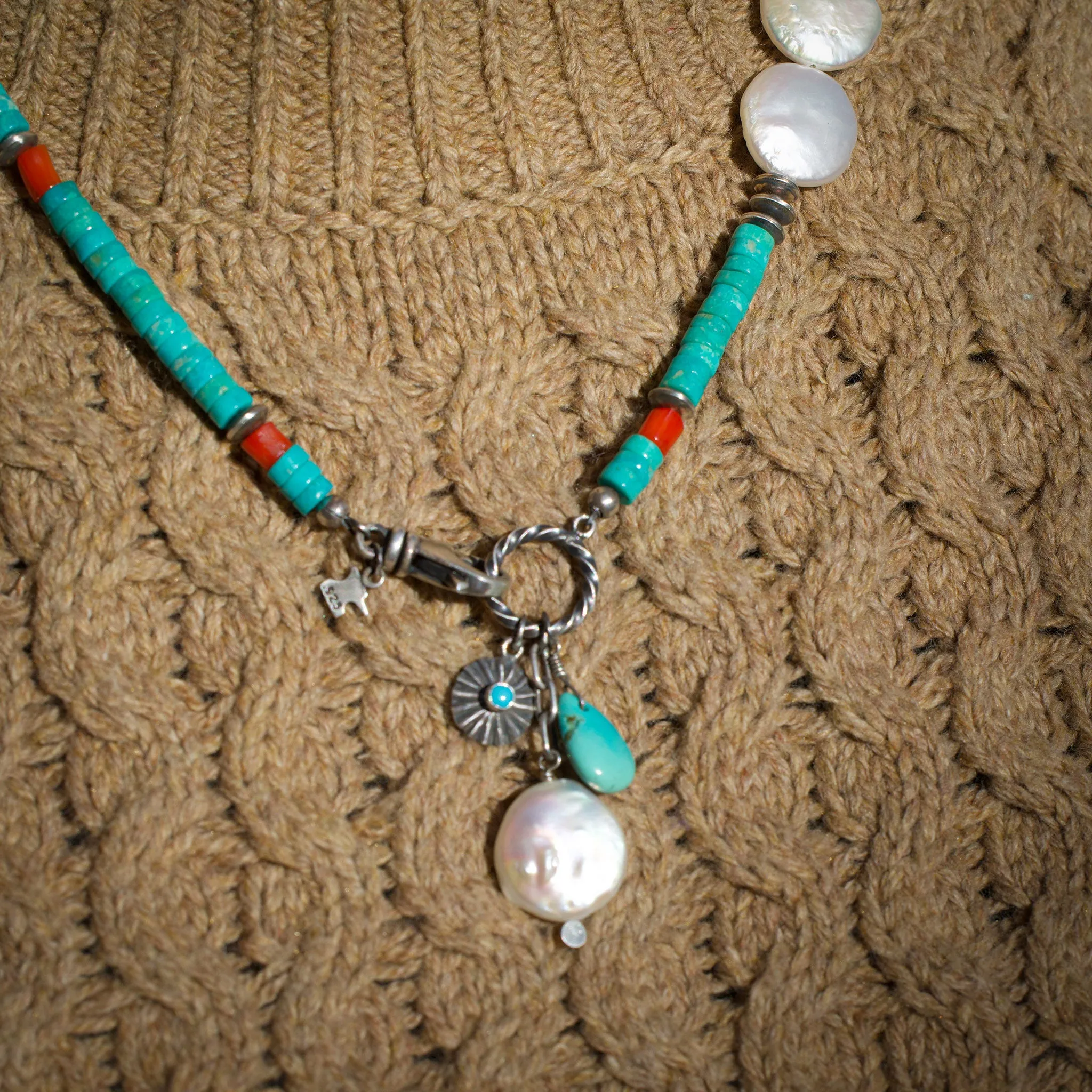 Treasure of the Sea and Sky Charm Necklace