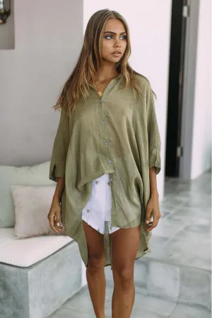 Tulum Top - Sage