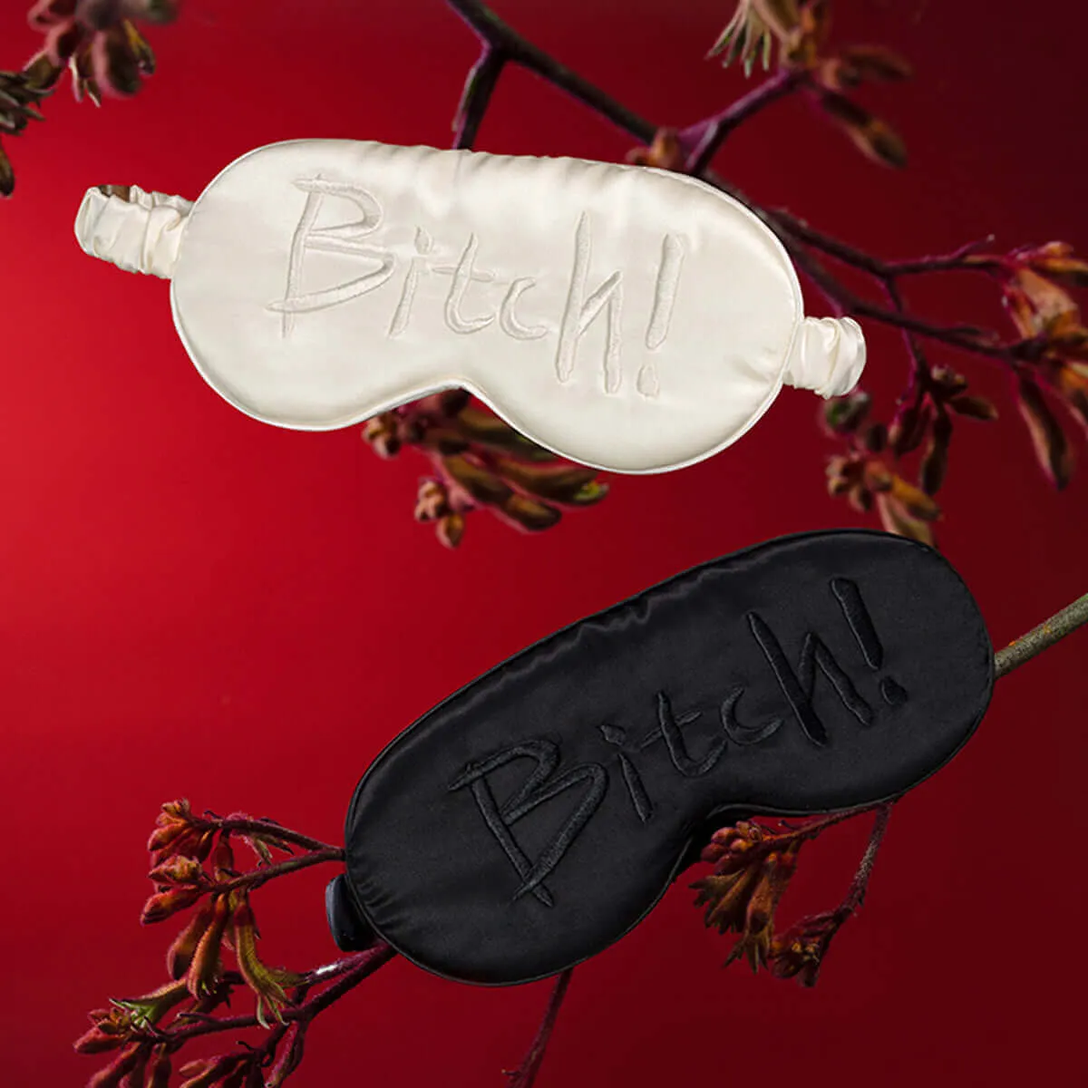 UPKO Embroidered Silk Blindfold