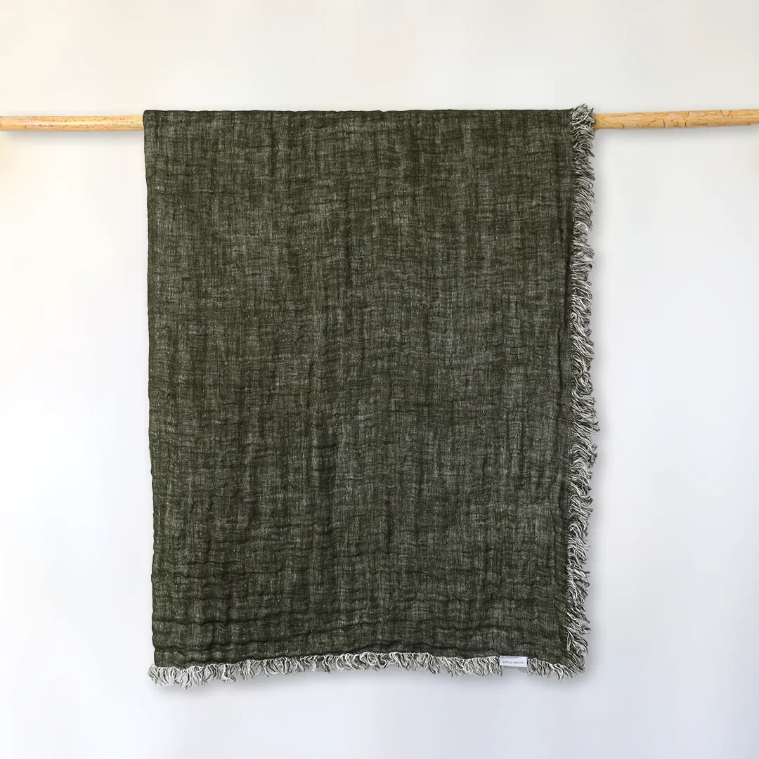 Urban Oasis Melua Throw Blanket Thyme