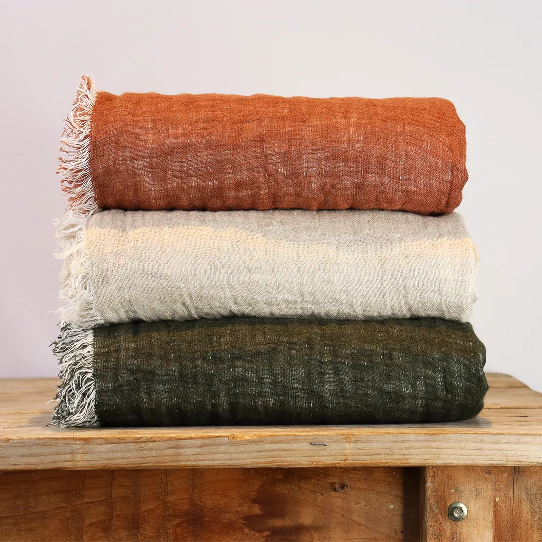 Urban Oasis Melua Throw Blanket Thyme
