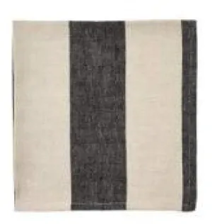 Urban Stripe Napkin Black