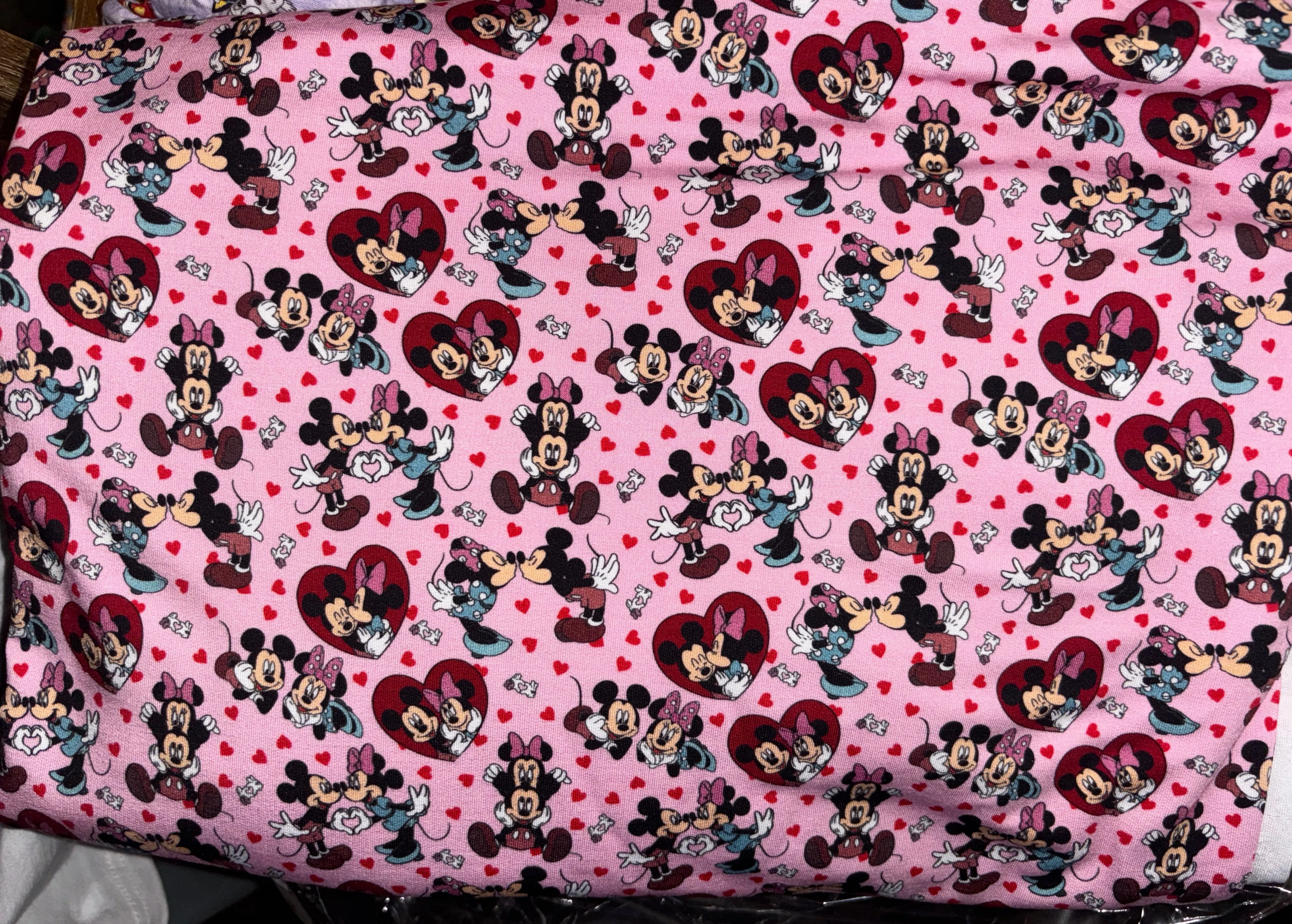 Valentine Mouse Bummies- bamboo French terry
