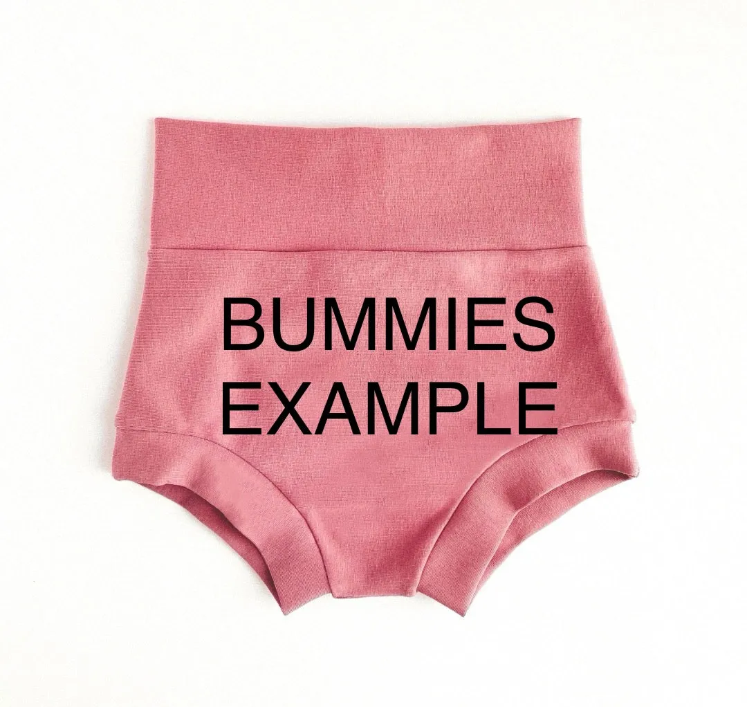Valentine Mouse Bummies- bamboo French terry