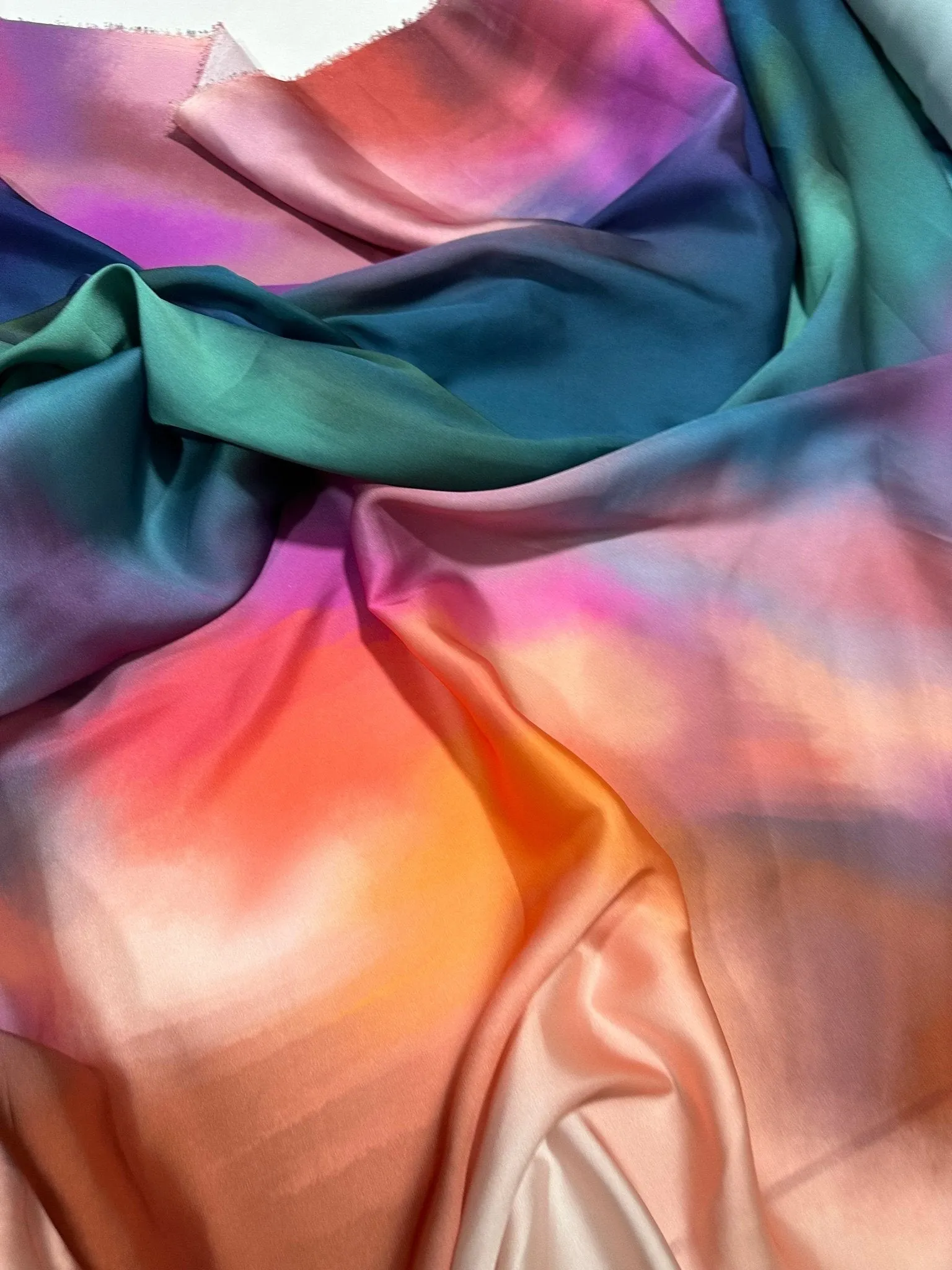 Vibrant Tie Dye Fabric by the Yard for Sewing and Crafting Projects