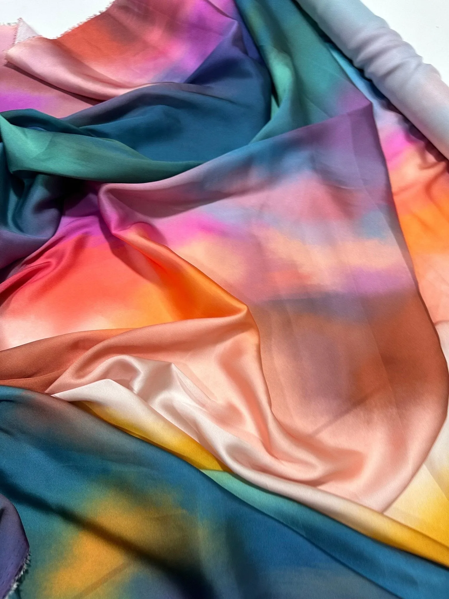 Vibrant Tie Dye Fabric by the Yard for Sewing and Crafting Projects