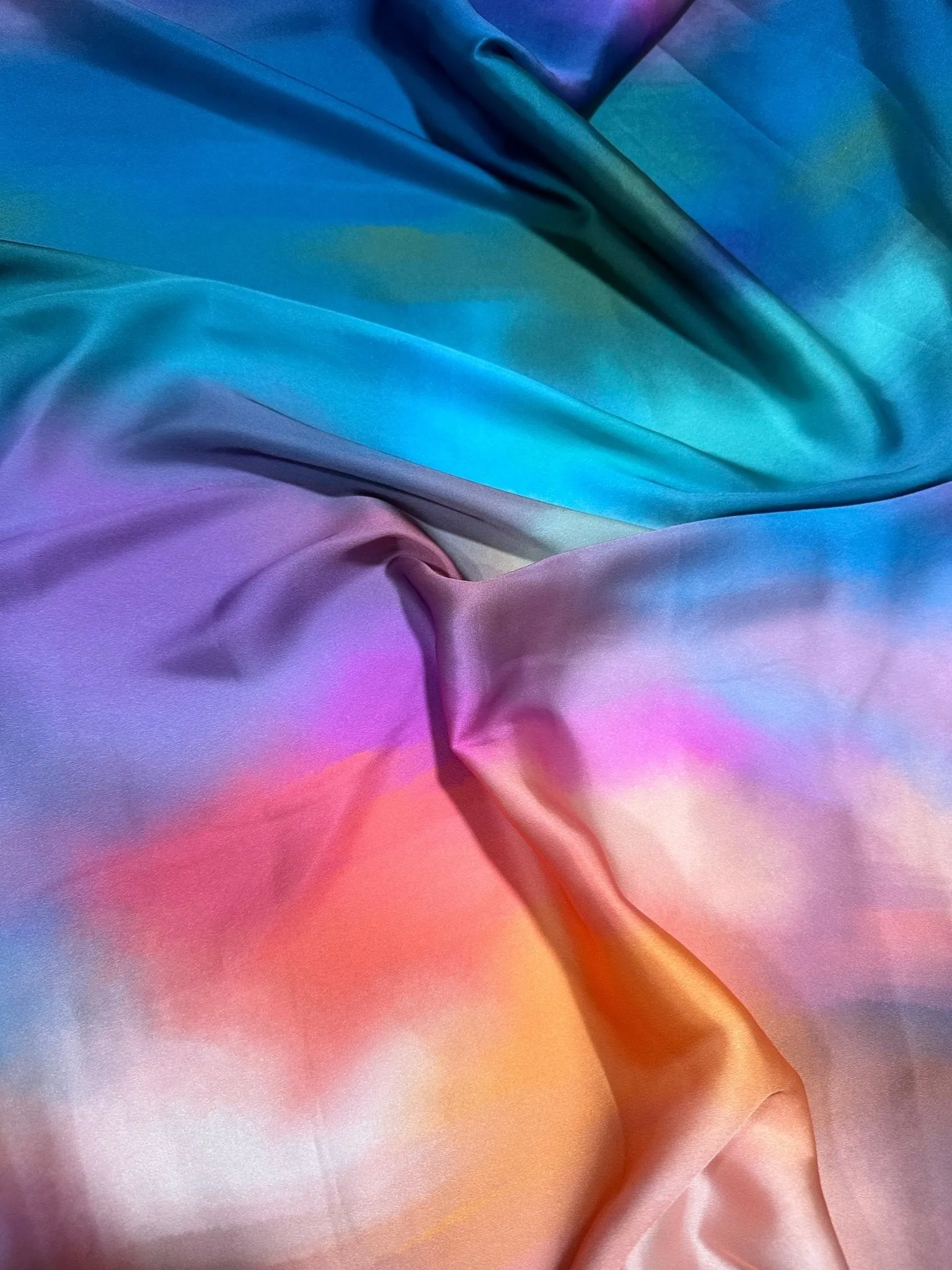 Vibrant Tie Dye Fabric by the Yard for Sewing and Crafting Projects