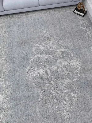 Vienna 48 Grey Transitional Wool Rug