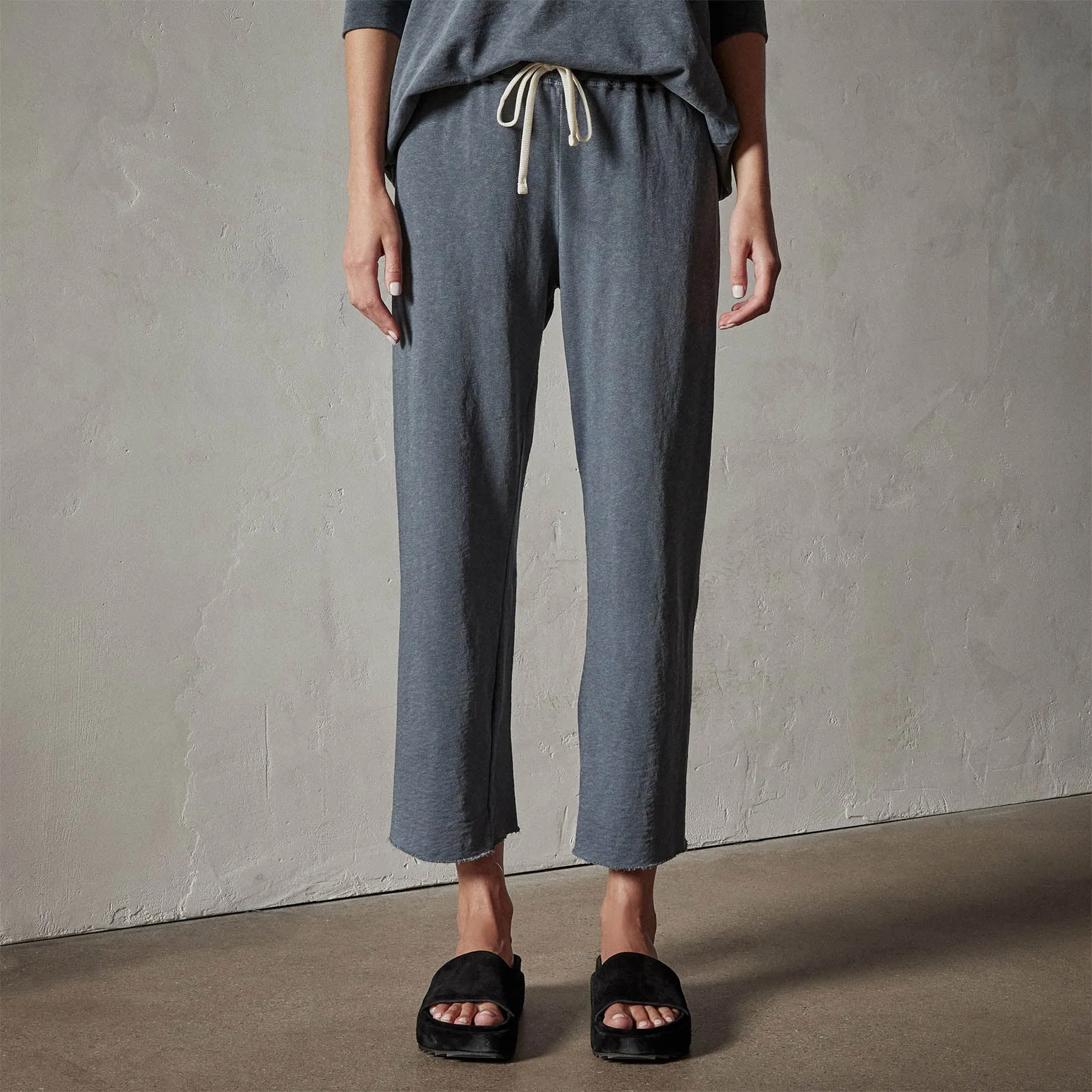 Vintage French Terry Cutoff Sweatpant - Maine Pigment