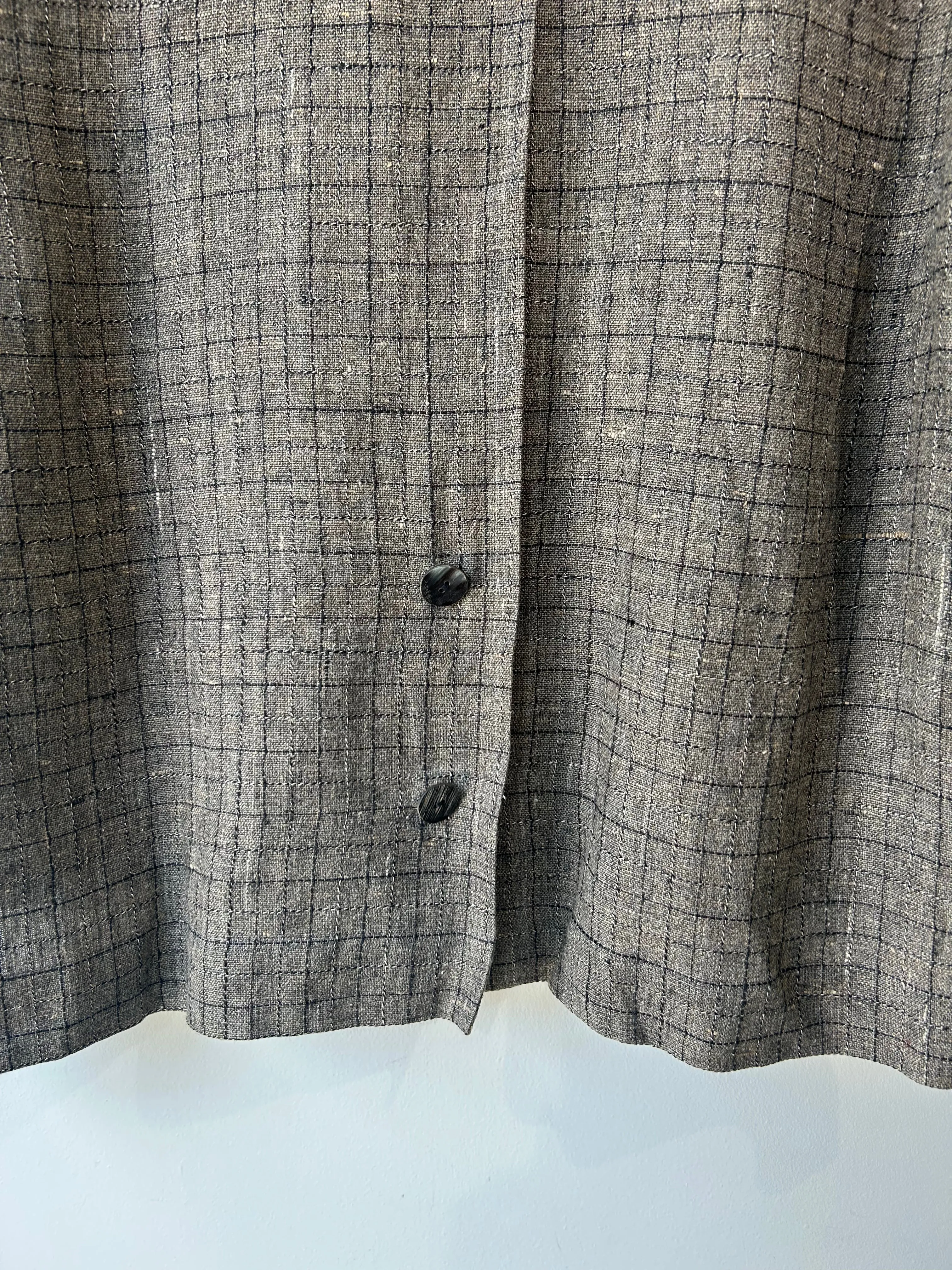 Vintage Matsuda Grey Linen Jacket
