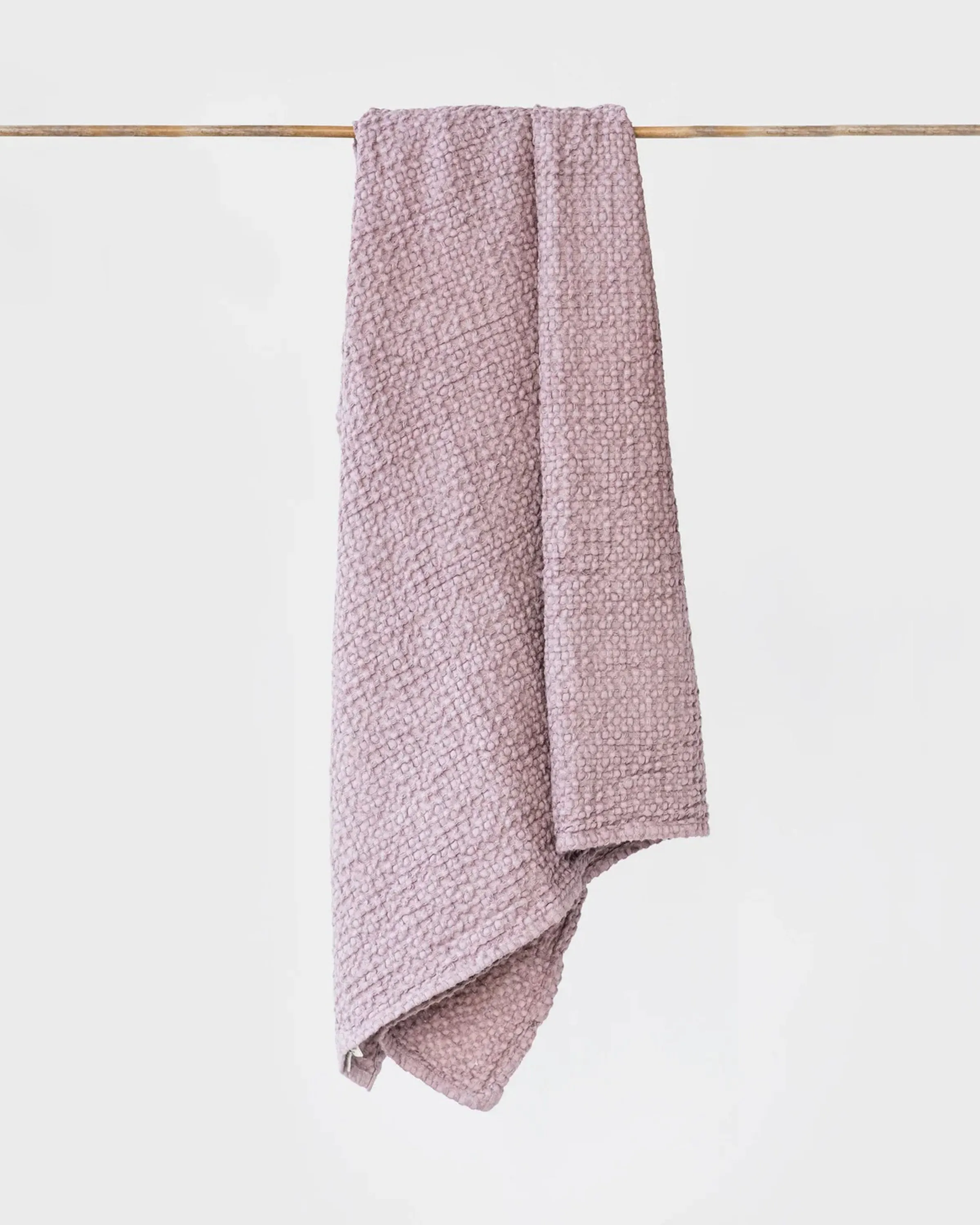 Waffle Linen Bath Towel