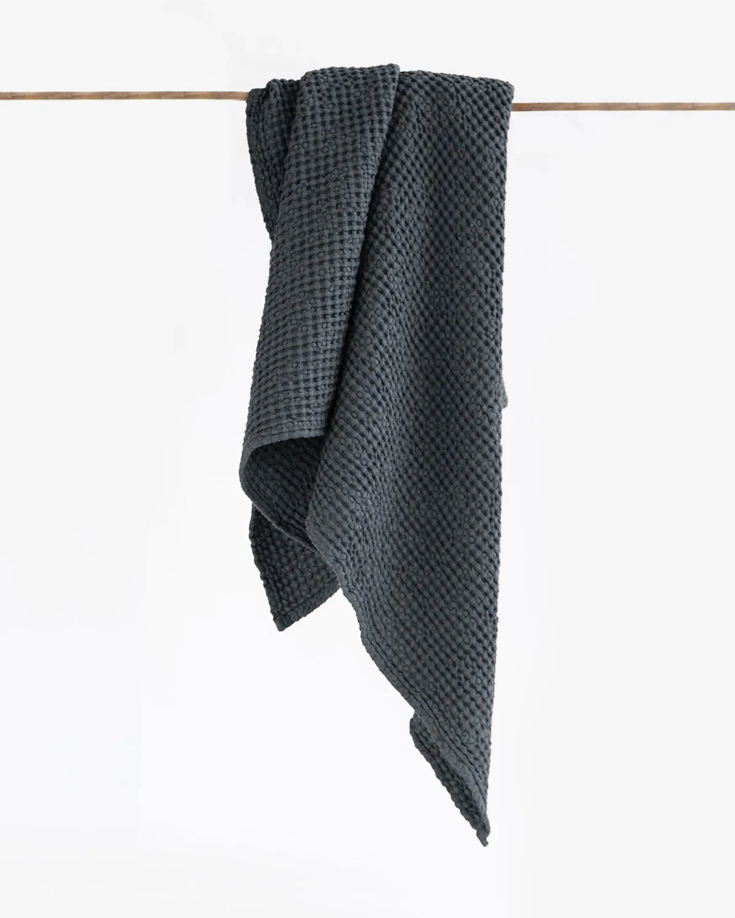 Waffle Linen Bath Towel