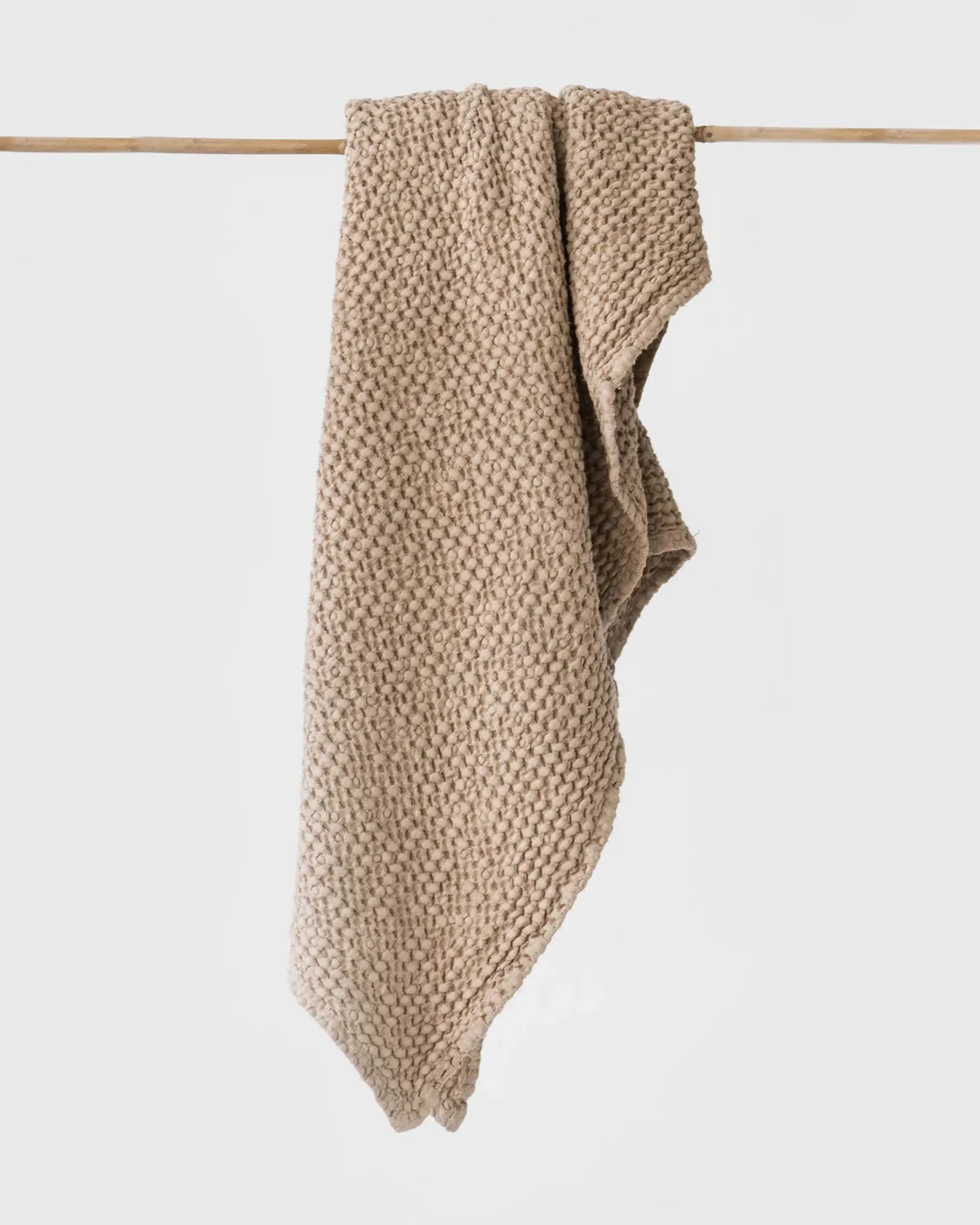 Waffle Linen Bath Towel