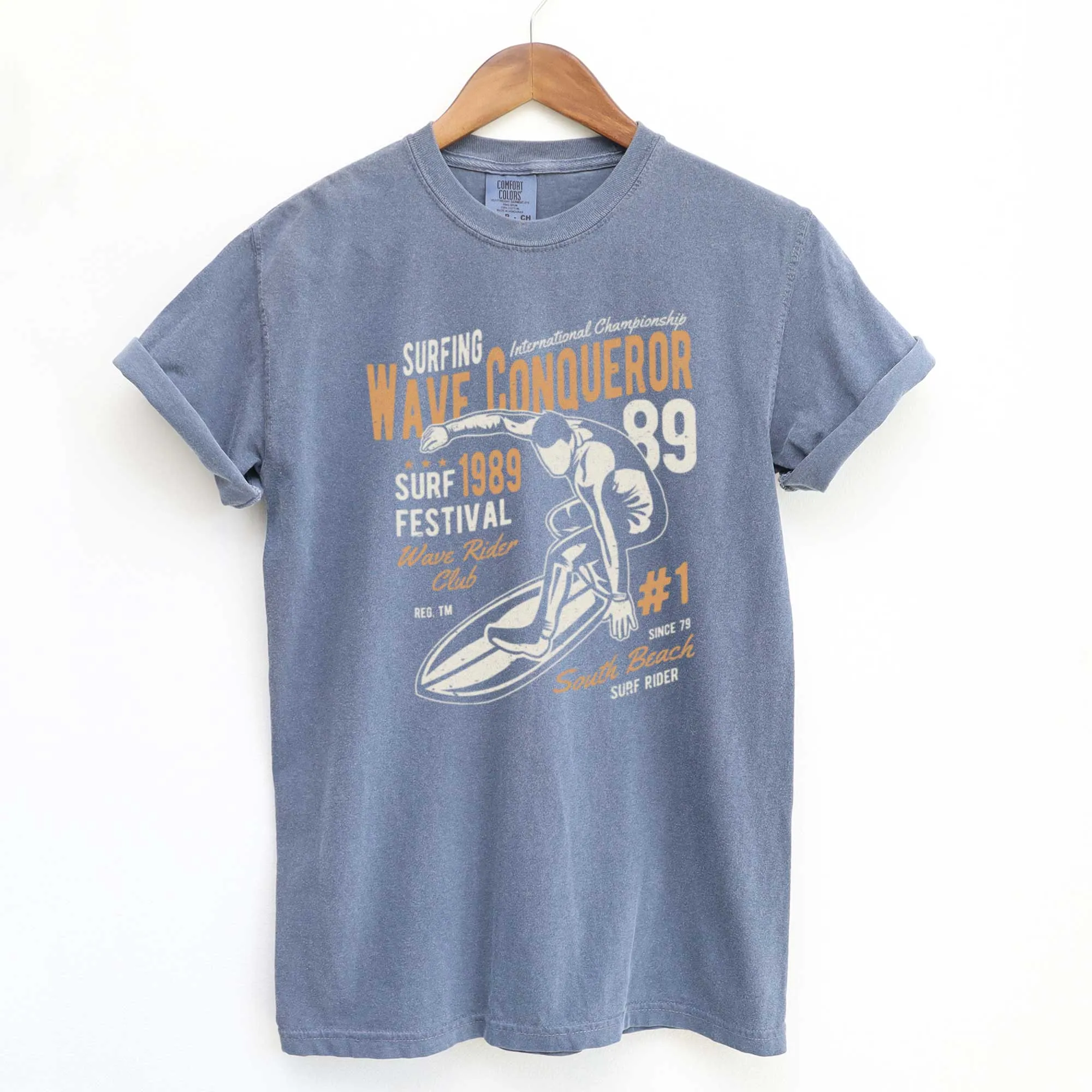 Wave Conqueror - Adult Unisex Garment Dyed Tee