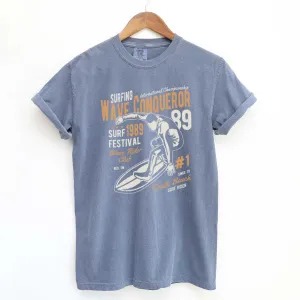 Wave Conqueror - Adult Unisex Garment Dyed Tee