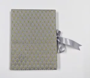 WEDDING ALBUM - JS - GOLD AND SILVER SATIN WEAVE