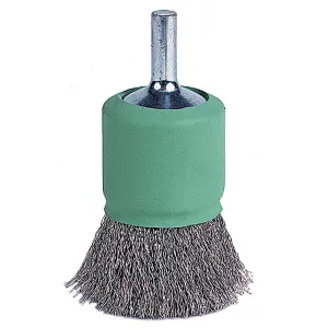 Weiler Coated Cup 1" Crimped Wire End Brushes