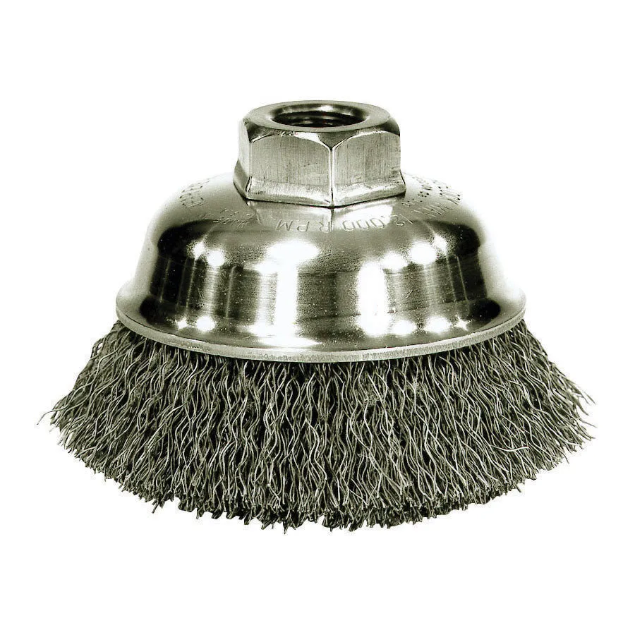 Weiler Crimped Wire Cup Brushes - Various Sizes