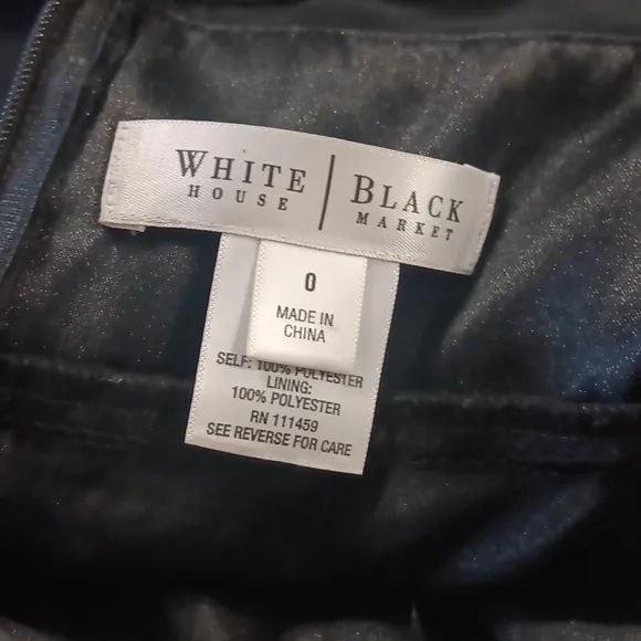 WHITE HOUSE  BLACK Dress size 0