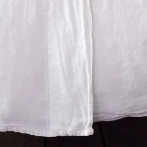White Pure Linen Flat Sheet